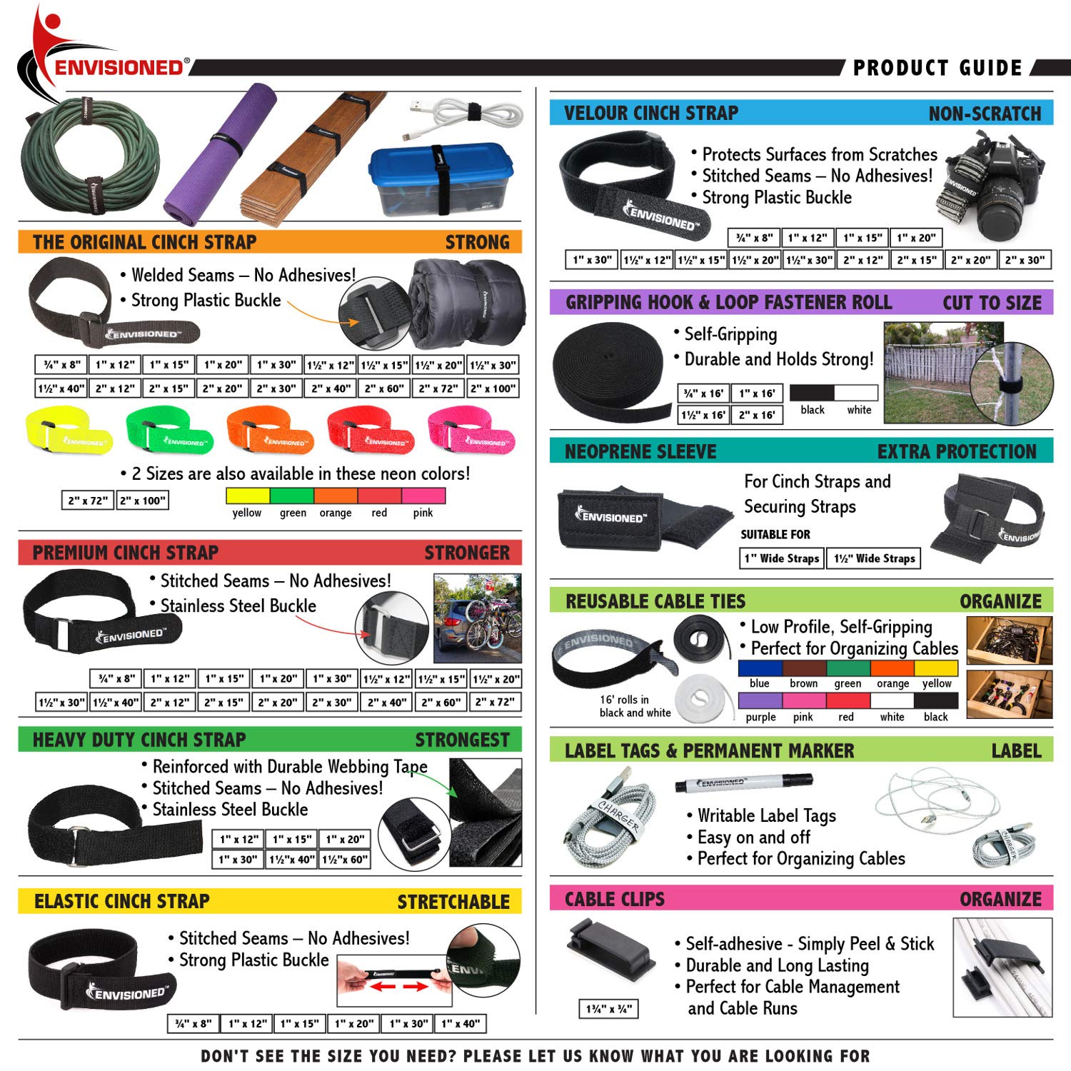 Reusable Cable Ties 1/2