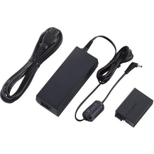 Canon ACK-E8 AC Adapter Kit for DSLR Cameras - Power Supply Charger for Canon EOS 5D Mark IV, 5DS, 5DS R, 6D, 7D Mark II - Perfect for Travel Photography & Studio Shooting