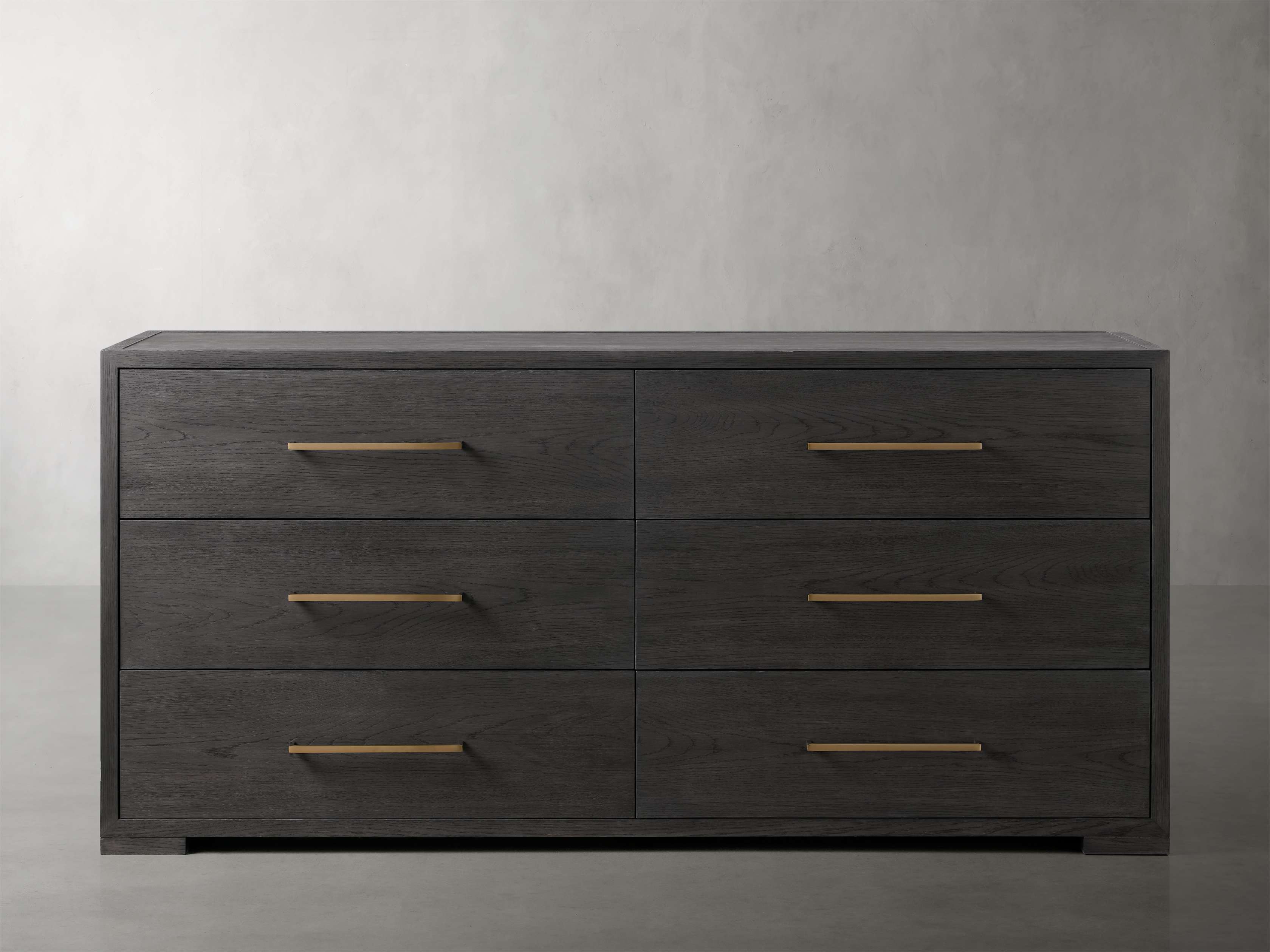 Darwyn 6-Drawer Dresser - Modern Wooden Chest of Drawers for Bedroom & Living Room Storage Organization