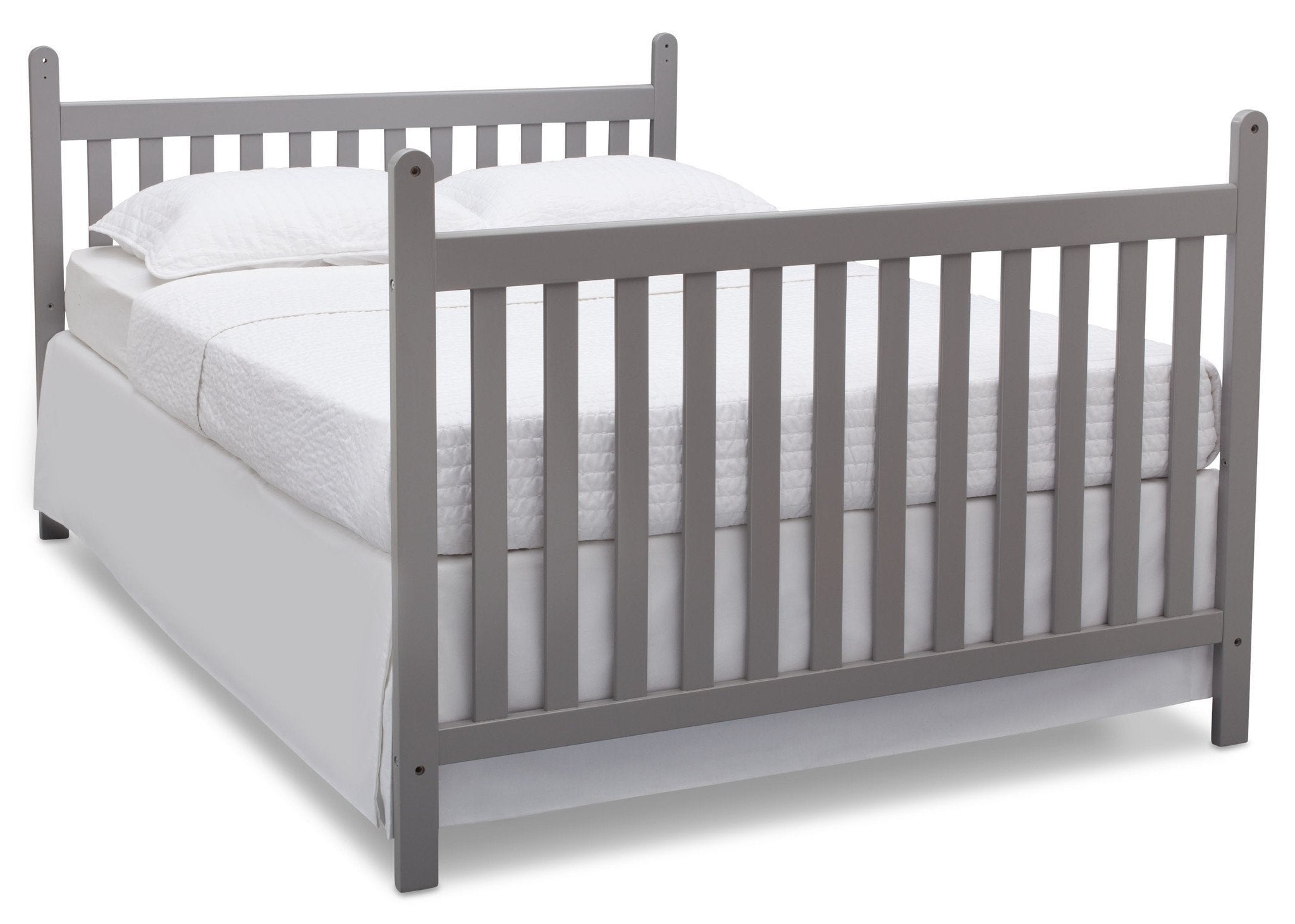 Sunnyvale 4-in-1 Convertible Baby Crib to Toddler Bed - White Nursery Furniture for Newborns & Kids - Perfect for Nursery, Bedroom & Daycare