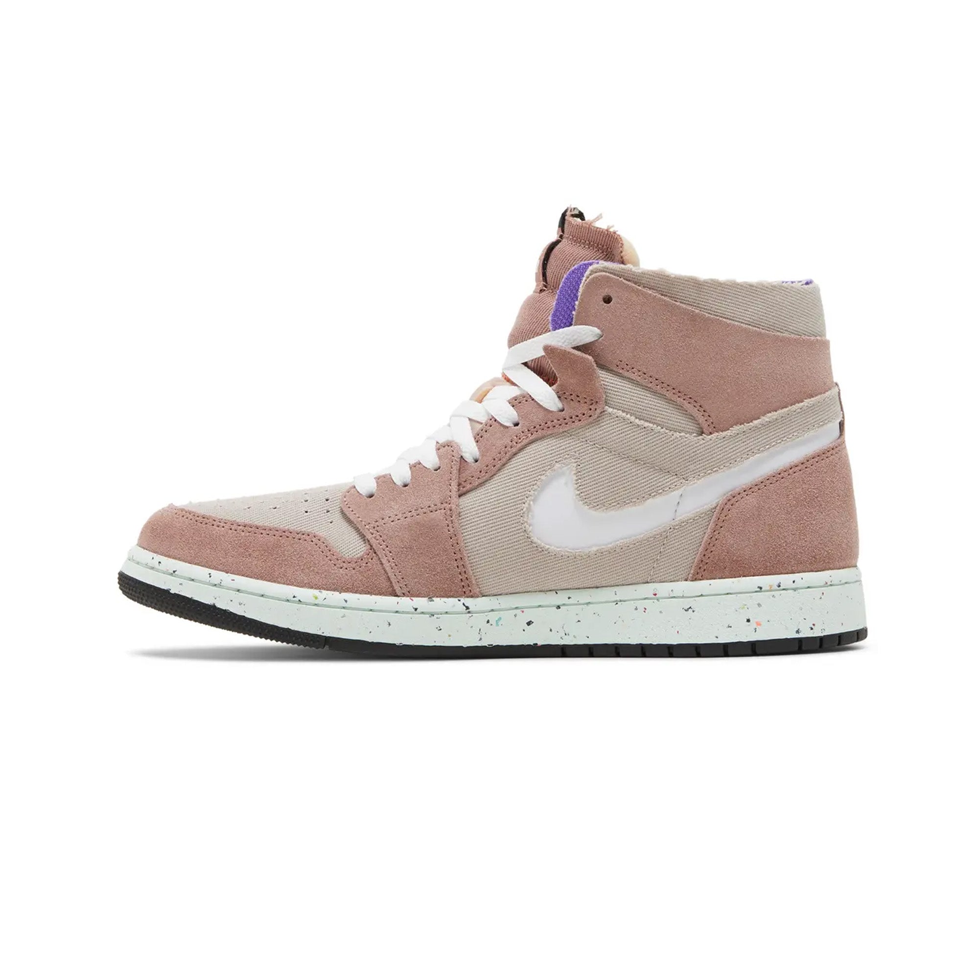 Air Jordan 1 High Zoom Air CMFT 'Fossil Stone' Sneakers (2022) - Men's Basketball Shoes for Comfort & Style - Perfect for Streetwear, Gym & Casual Wear