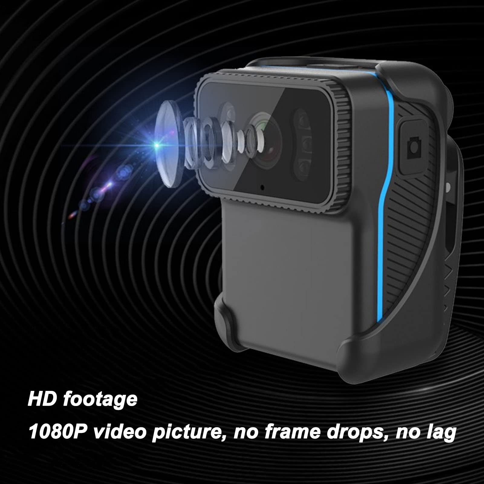 4K Waterproof Action Camera with WiFi - 1080P Night Vision, Built-in Mic, Loop Recording - Ideal for Sports, Diving, Cycling & Outdoor Adventures