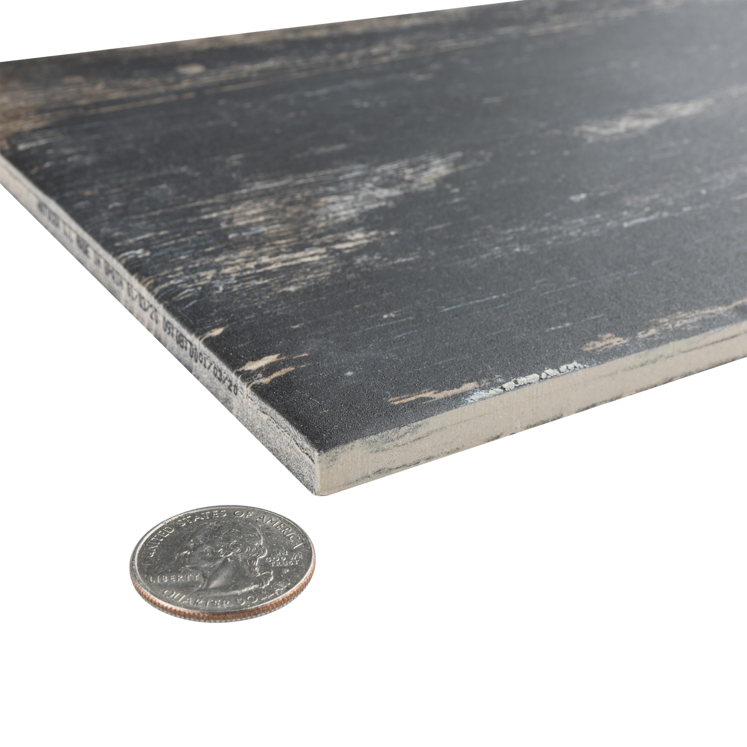 Merola Tile Retro Nero 8.25