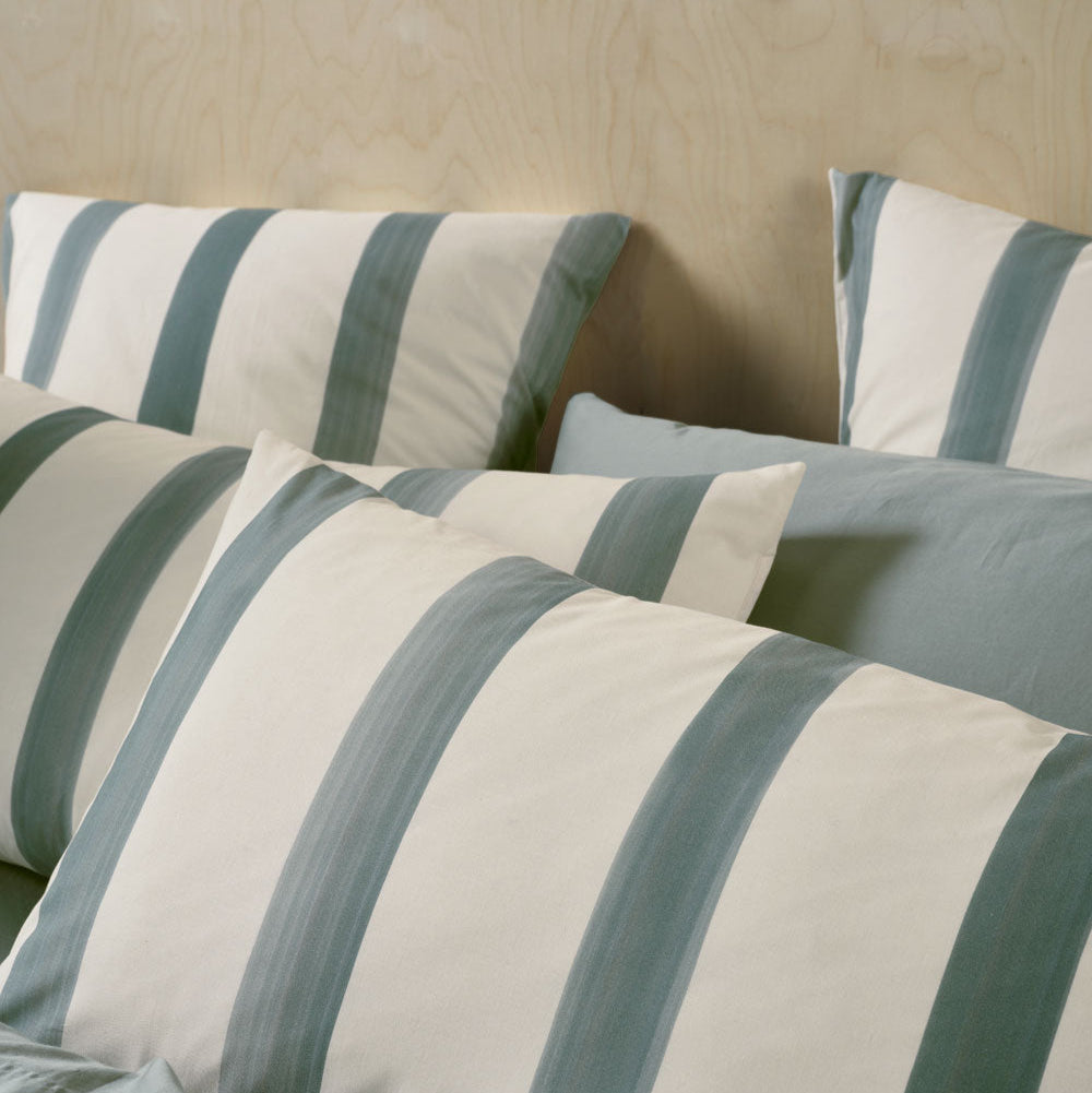 Premium Fremantle Ocean European Pillowcase Set - 100% Cotton Luxury Bedding by Linen House - Perfect for Coastal & Nautical Home Decor, Guest Rooms, and Beach House Styling