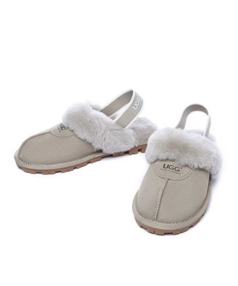 Women's UGG Banded Scuff Slippers - Cozy Indoor/Outdoor House Shoes for Winter Comfort - Perfect for Lounging at Home, Running Errands & Travel