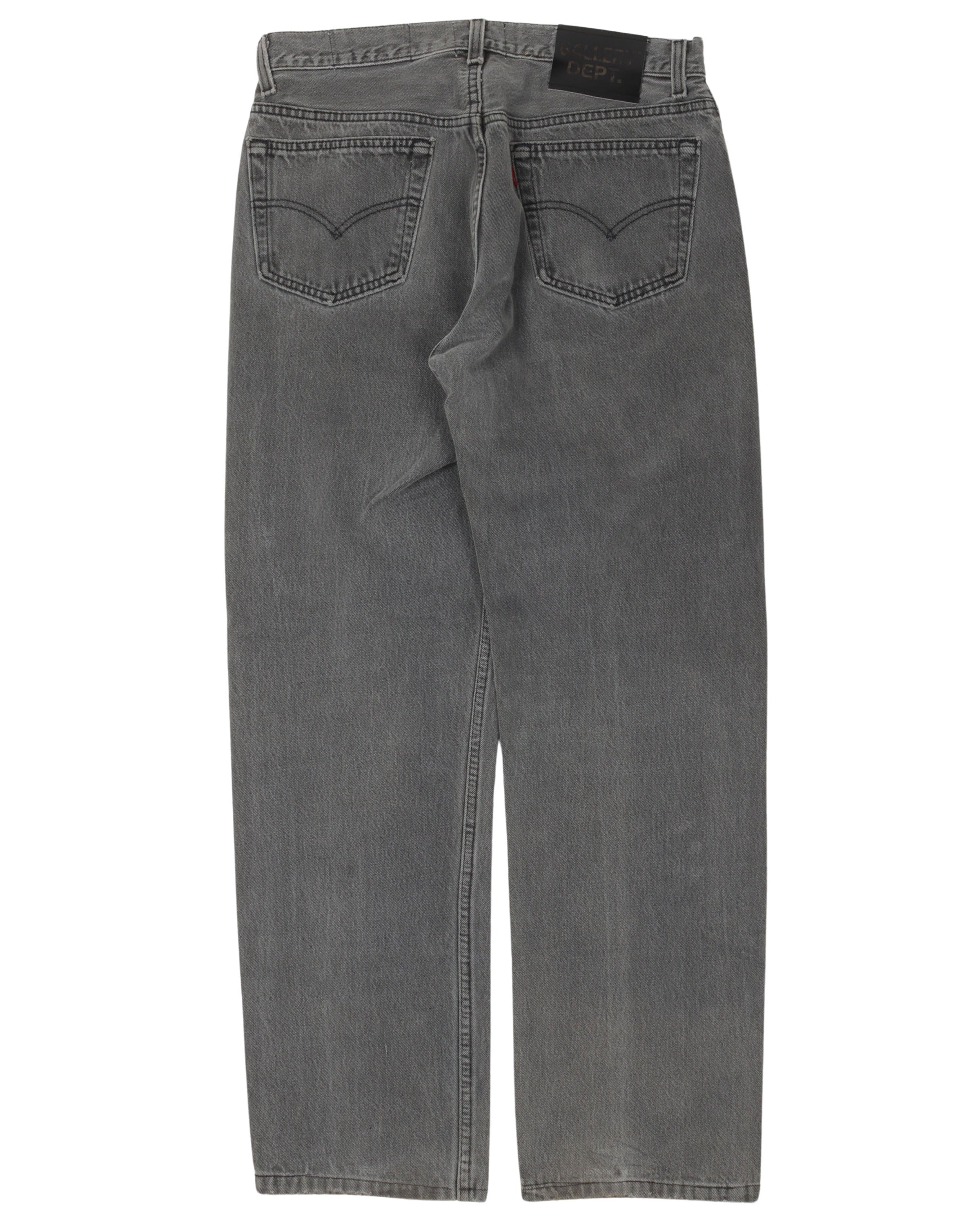 Gallery Dept 5001 High Waist Distressed Jeans for Women - Vintage Blue Denim Pants with Ripped Details | Perfect for Casual Outfits, Streetwear Style and Everyday Wear