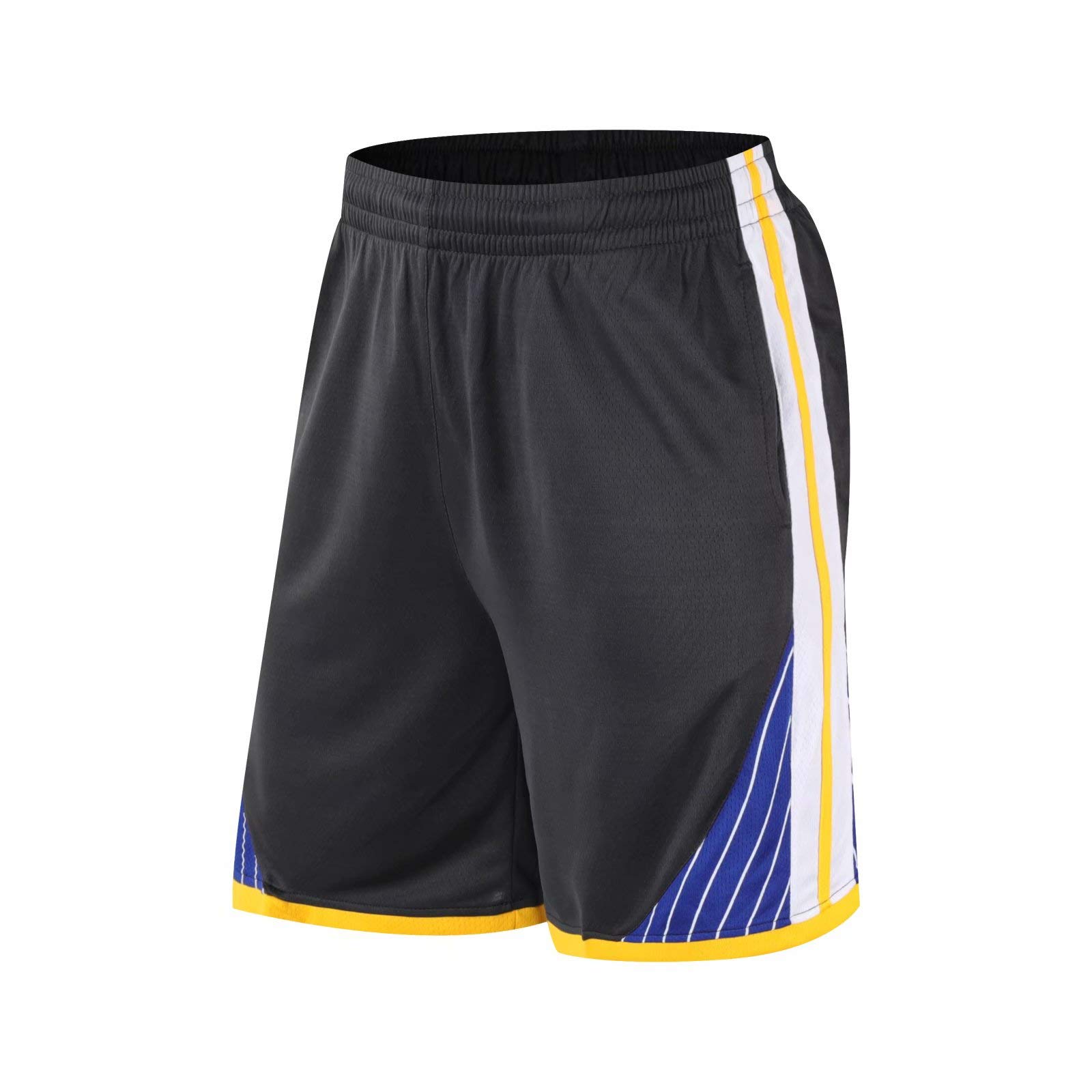 **YAZHIJIAO Men's Basketball Shorts - Breathable Athletic Running Shorts with Pockets for Gym, Workout & Casual Wear**