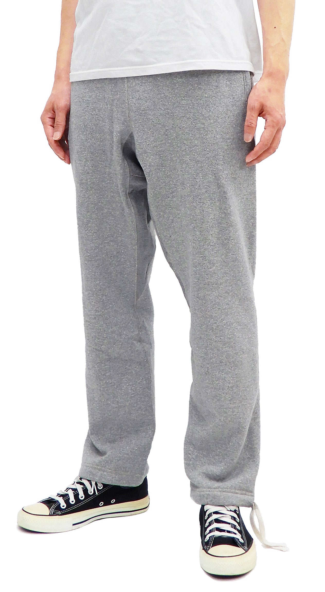 Vintage Inspired Men's Sweatpants - TOYS McCOY Plain Straight Leg Drawstring Pants TMC2380 020 Gray | Casual Lounge Wear & Street Style Fashion