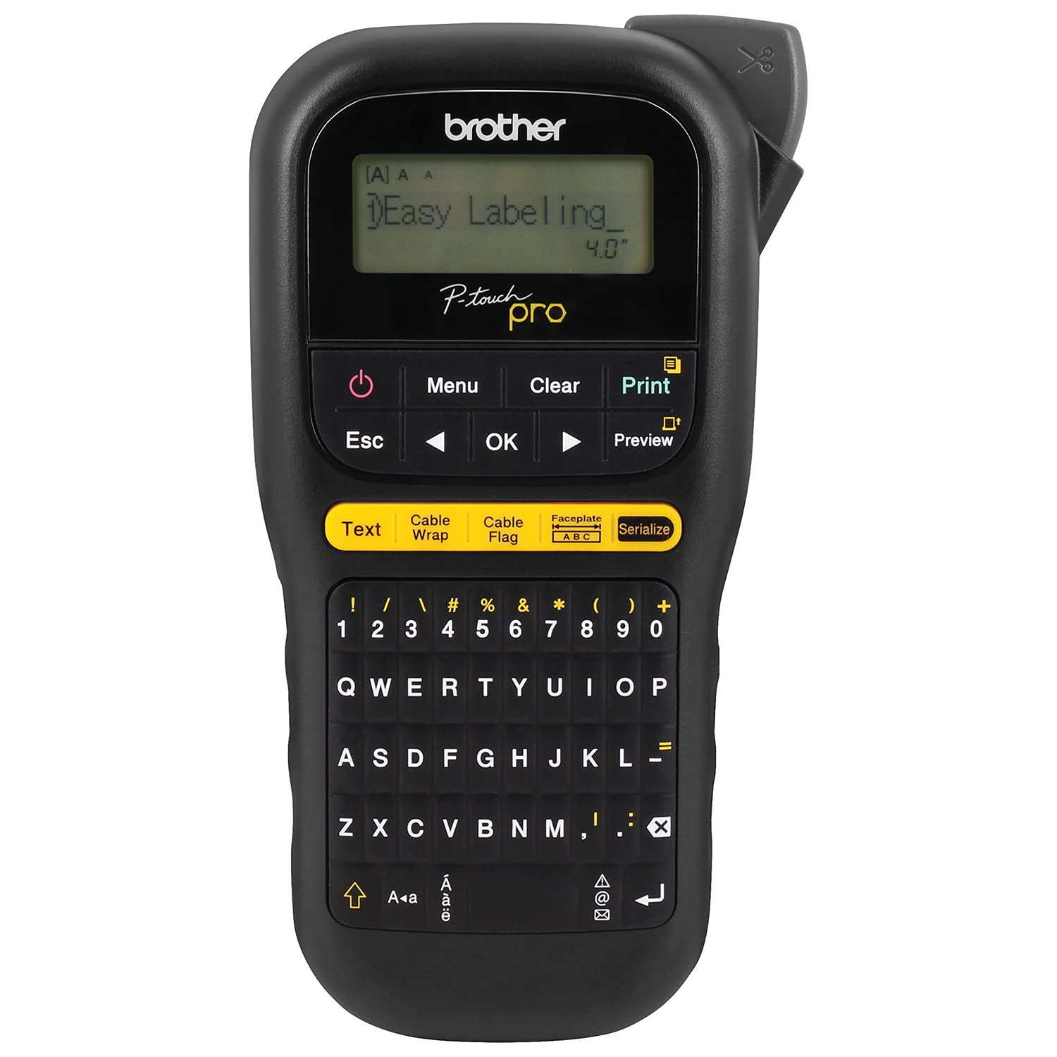 Brother Genuine P-touch PTH111 Professional Label Maker - Create Custom Labels for Office, Home & Industrial Organization | Perfect for File Folders, Storage Bins & Equipment Labeling