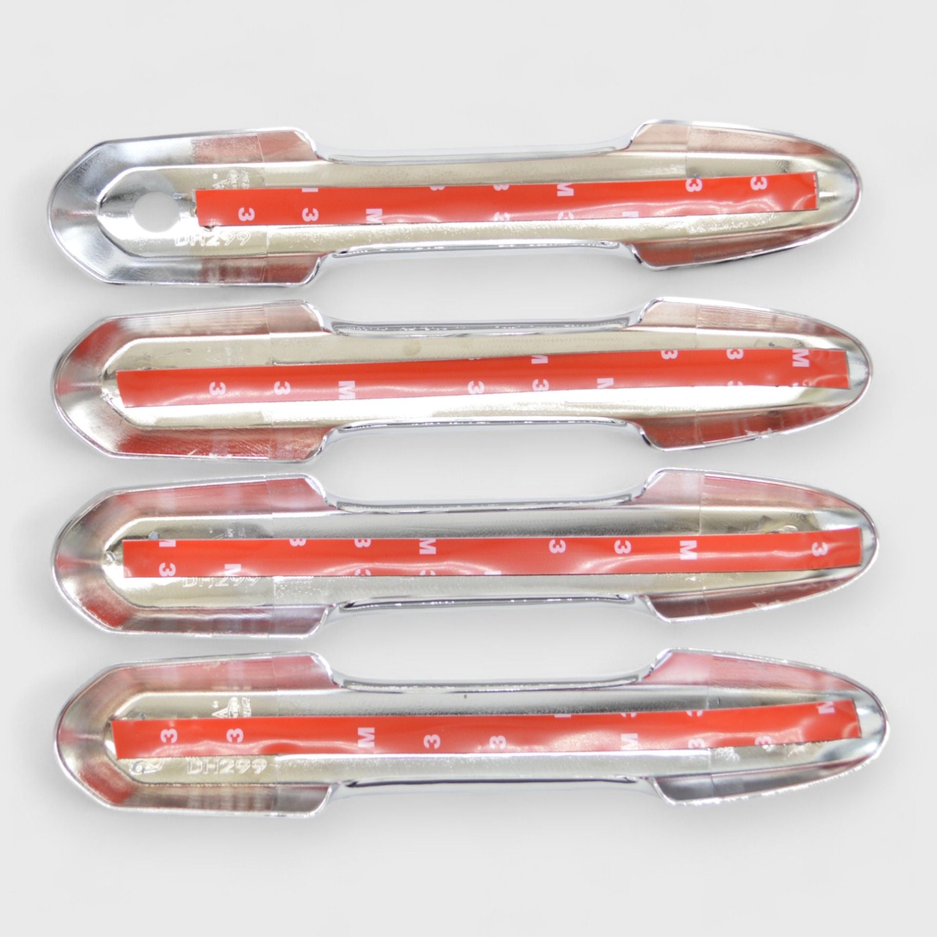 Chrome Door Handle Cover with Keyless Sensors - DH299 | Secure & Stylish Upgrade for Home & Office Doors