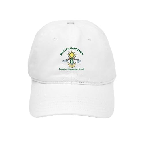 White - Master Gardener Logo02 Cap