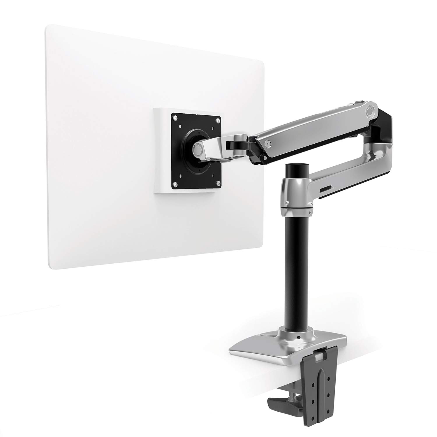 Ergotron LX Single Monitor Arm Desk Mount - Adjustable VESA 75x75/100x100 for 7-25lbs Flat/Curved/Ultrawide Screens up to 34