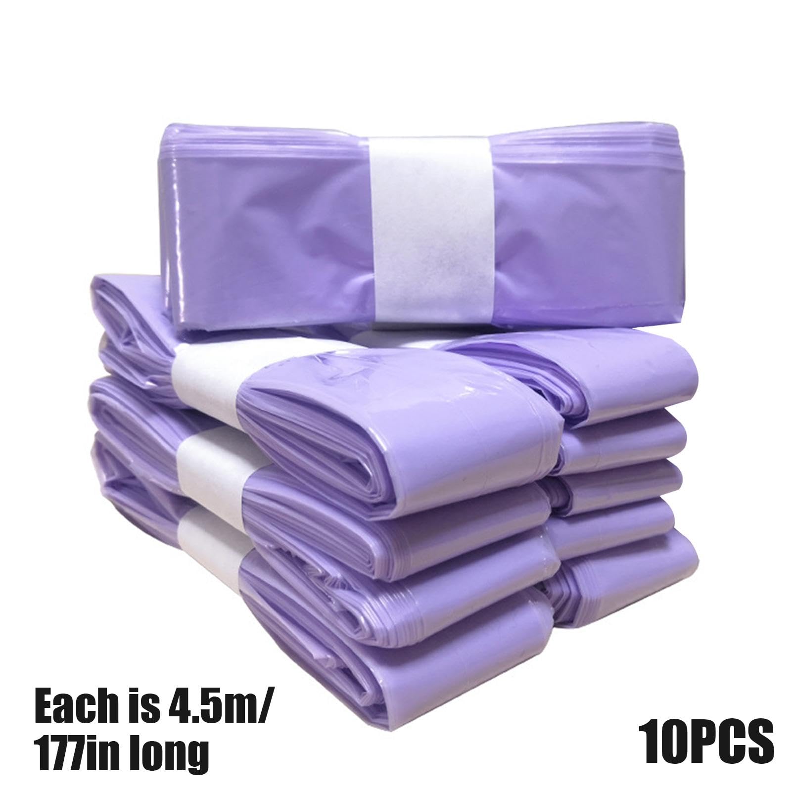 **Eco-Friendly Diaper Trash Bags with Odor Control - 10 Pack Leak-Proof & Sustainable Refill Bags for Diaper Bins, Cat Litter & Home Garbage - Perfect for Nursery, Pet Care & Household Waste Disposal**