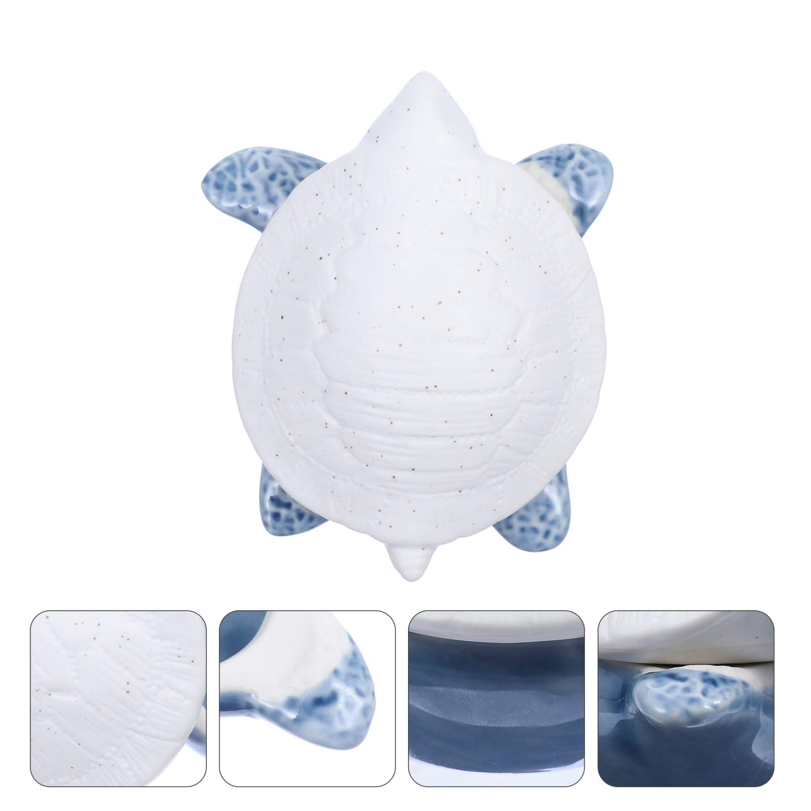 Hemoton Ceramic Trinket Dish - Jewelry Organizer & Candy Tray for Home Decor