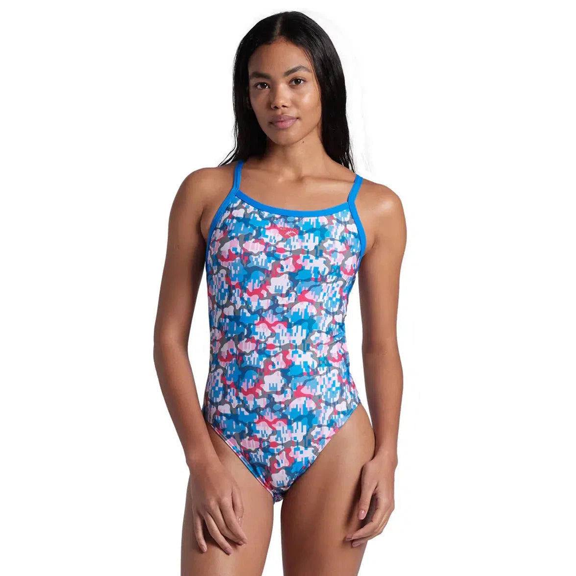 Arena Multi Camo Swimsuit for Women - High Performance Competition & Training Swimwear - Perfect for Pool, Beach, and Water Sports Activities
