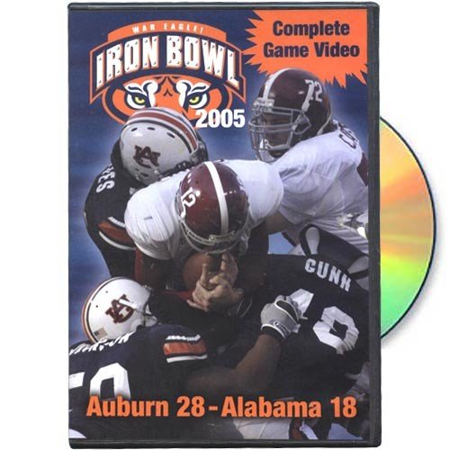 Auburn Tigers Iron Bowl 2005 DVD - Official Game Highlights & Full Match - Perfect for Auburn Fans & College Football Collectors - Watch at Home or Gift to Fans