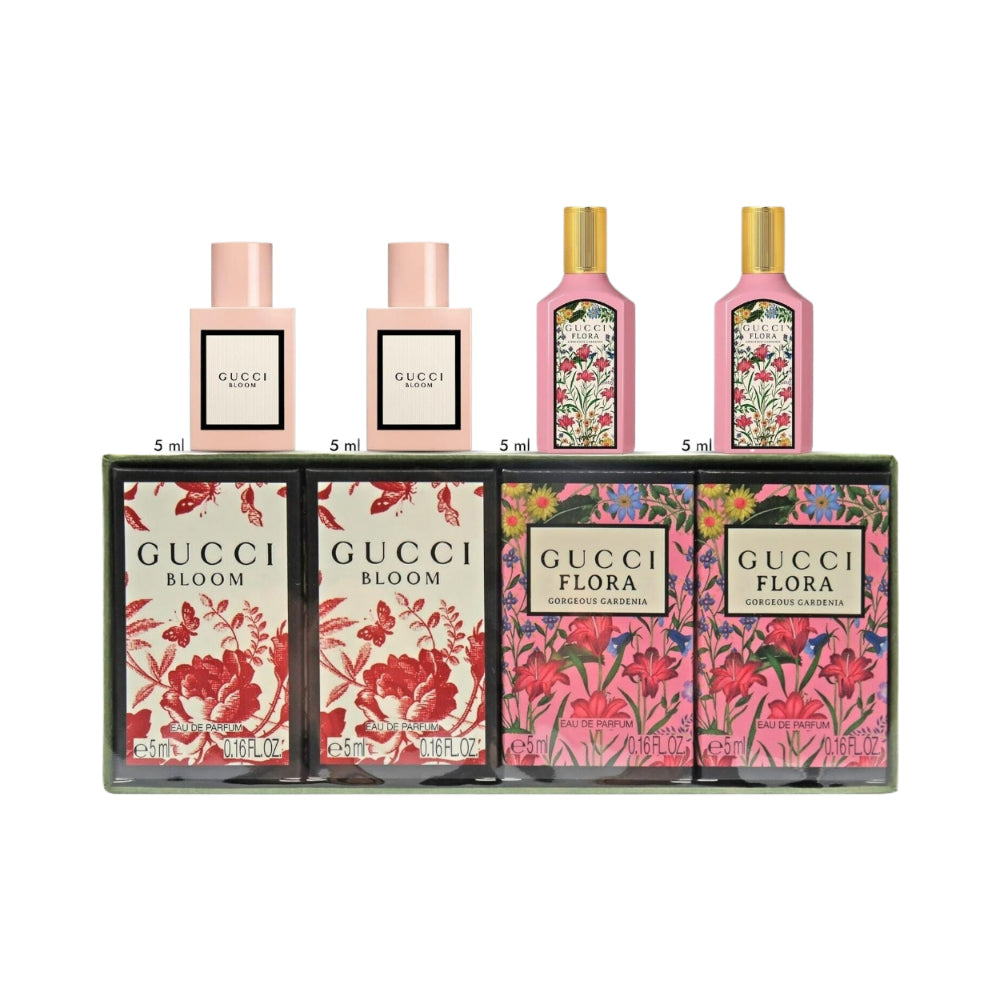 Mini Set of 4 Piece Eau De Parfum (4x5ml) - Luxury Travel Size Perfume Collection for Women, Perfect for Gifts, Everyday Use & On-the-Go Fragrance