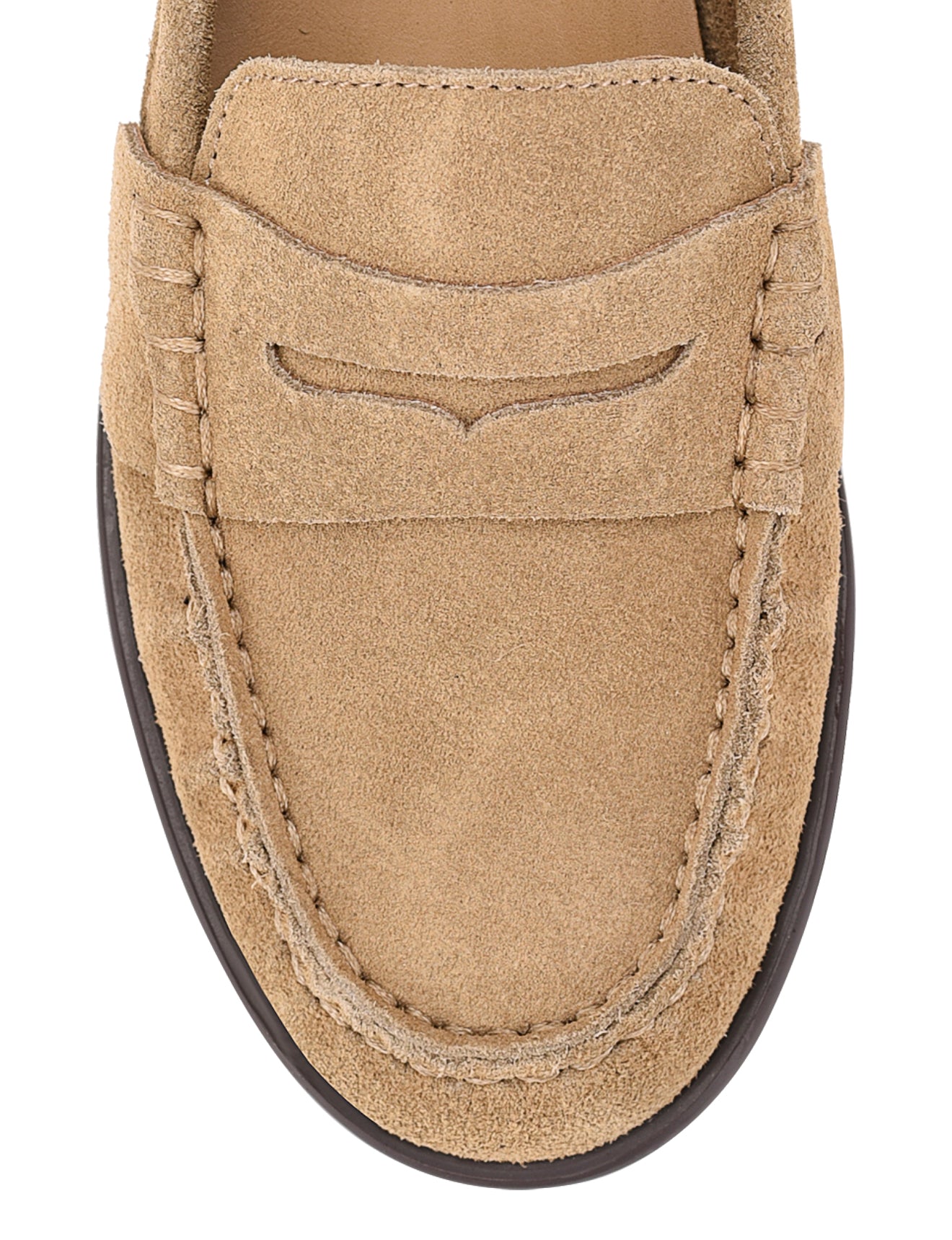 Stylish Taupe Suede Paddy Loafers for Men & Women - Comfortable Slip-On Shoes for Casual Outfits, Office Wear & Travel