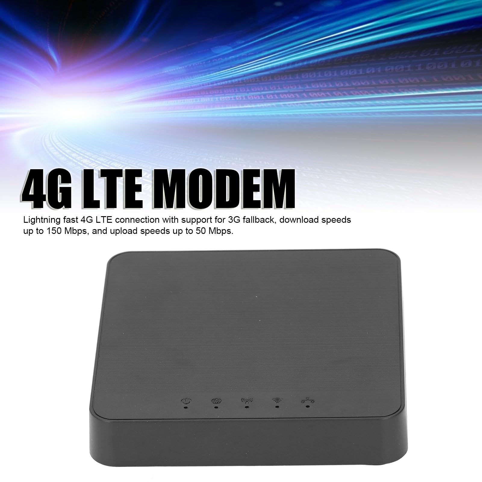 Portable 4G LTE WiFi Hotspot for Travel - European Version with Nano SIM Card, 2 Gigabit Ethernet Ports - Perfect for Travel, Camping & Security Camera Use