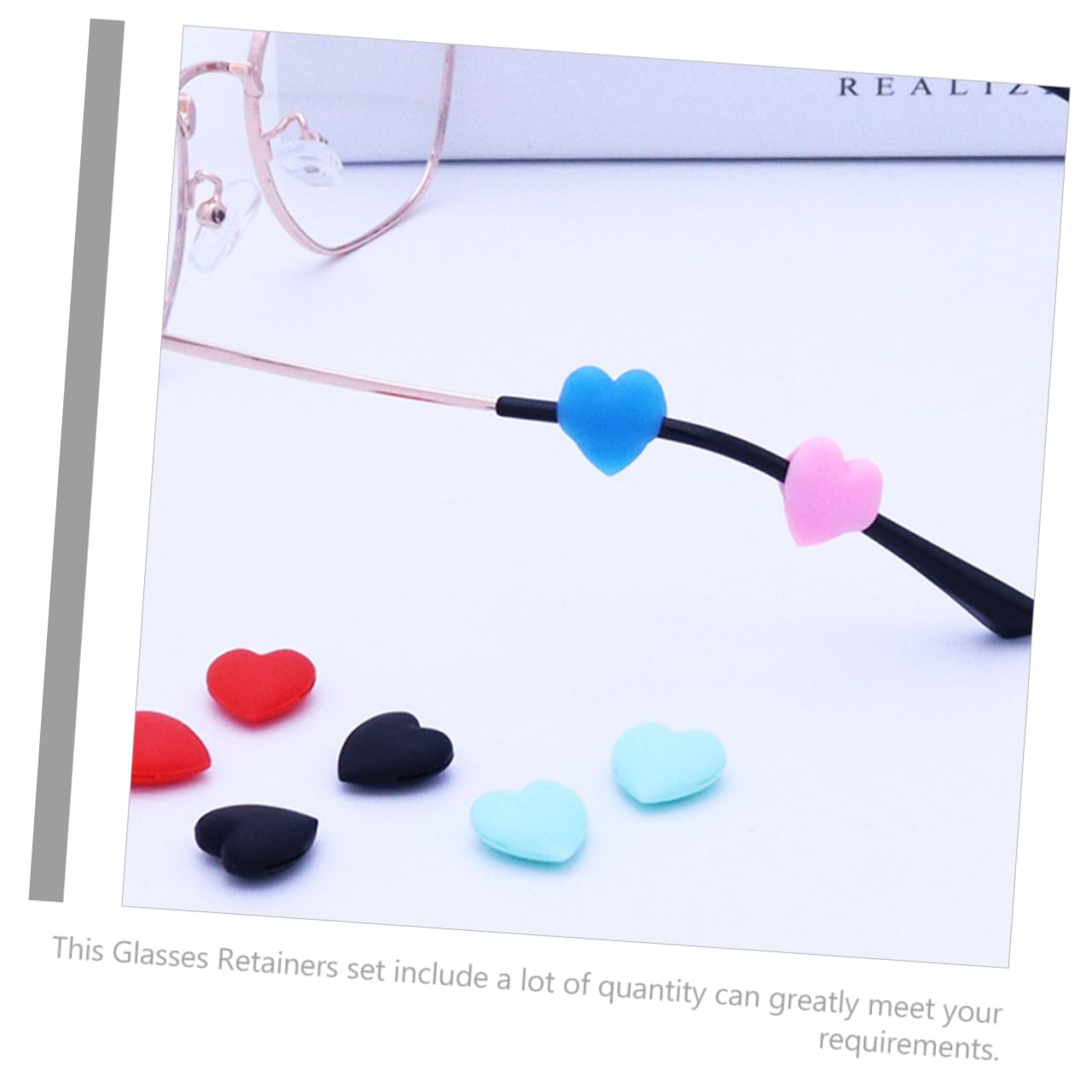 SEWOART 15 Pairs Anti-Slip Glasses Cover - Non-Slip Eyeglass Holder, Ear Pads, Silicone Nose Pads for Secure Fit - Perfect for Reading, Driving, Sports & Daily Use (Black)