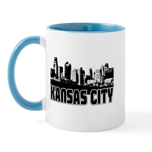 White/Blue Inside - Kansas City Skyline Mug