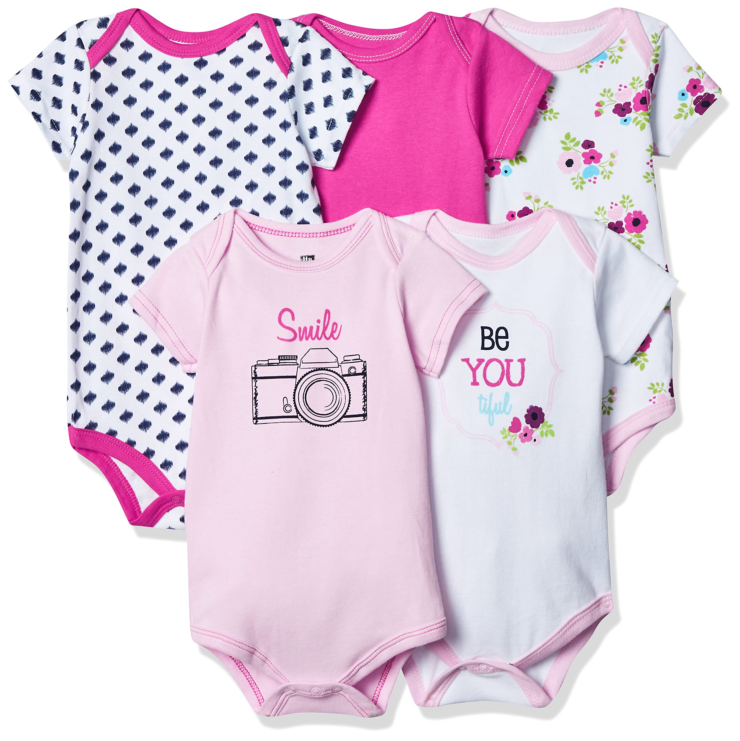 Hudson Baby Cotton Bodysuits for Boys & Girls - Soft & Comfortable for Everyday Wear