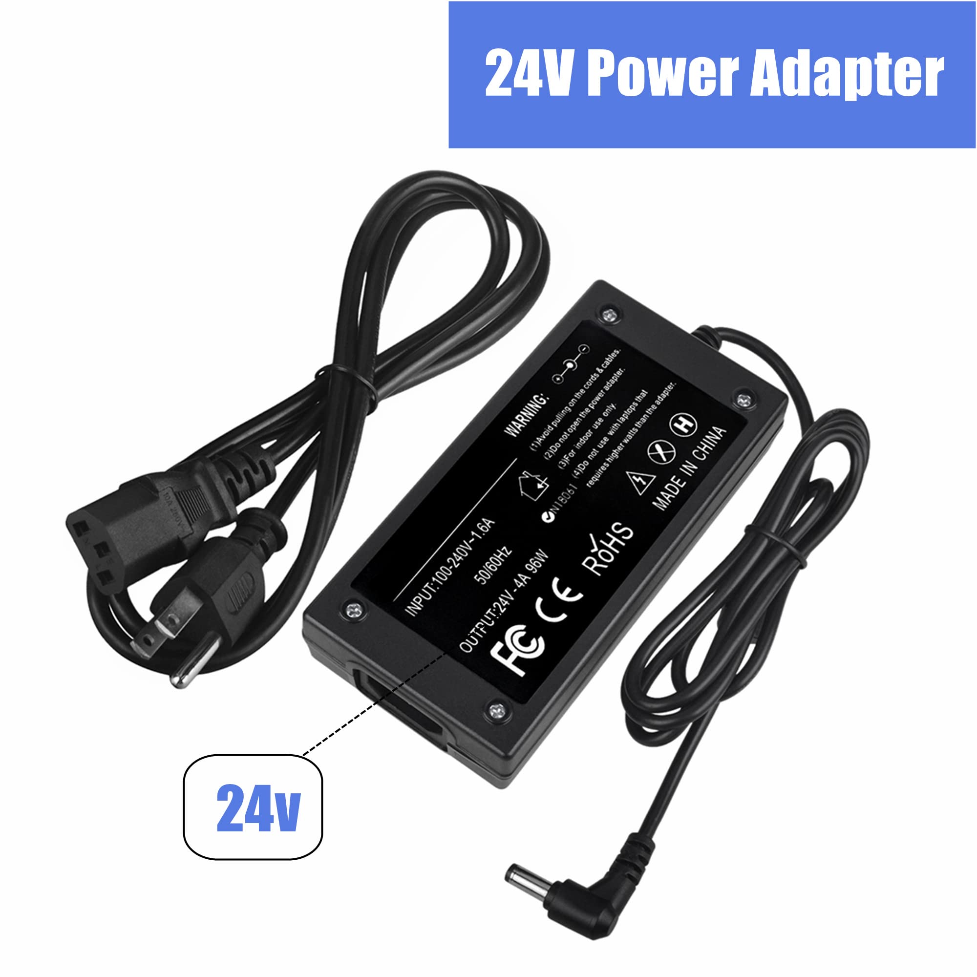 Original AC Adapter Replacement for Fargo DTC1000 ID Card Thermal Printer #47000 Power Supply Charger - Compatible with Fargo DTC1000 Printer, Office & ID Card Printing Use