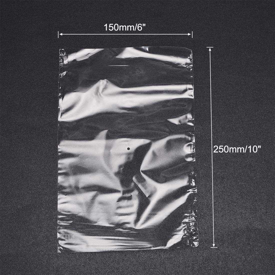 uxcell 10x6 Inch 300pcs Transparent Shrink Wrap Bags - Industrial Grade Shrinkable Packaging Bags for Sealing, Wrapping & Protecting Products - Perfect for Retail, Food, Crafts & Electronics Packaging