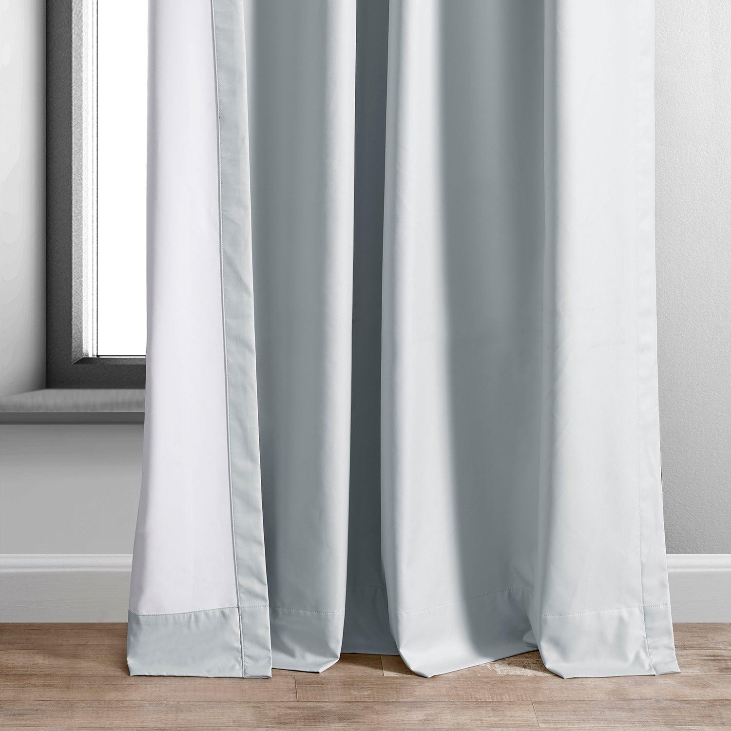 Light Silver Grey Blackout Curtains for Hotels & Bedrooms - Block 100% Sunlight, Noise Reduction, Thermal Insulation - Perfect for Home, Office, and Hospitality Use
