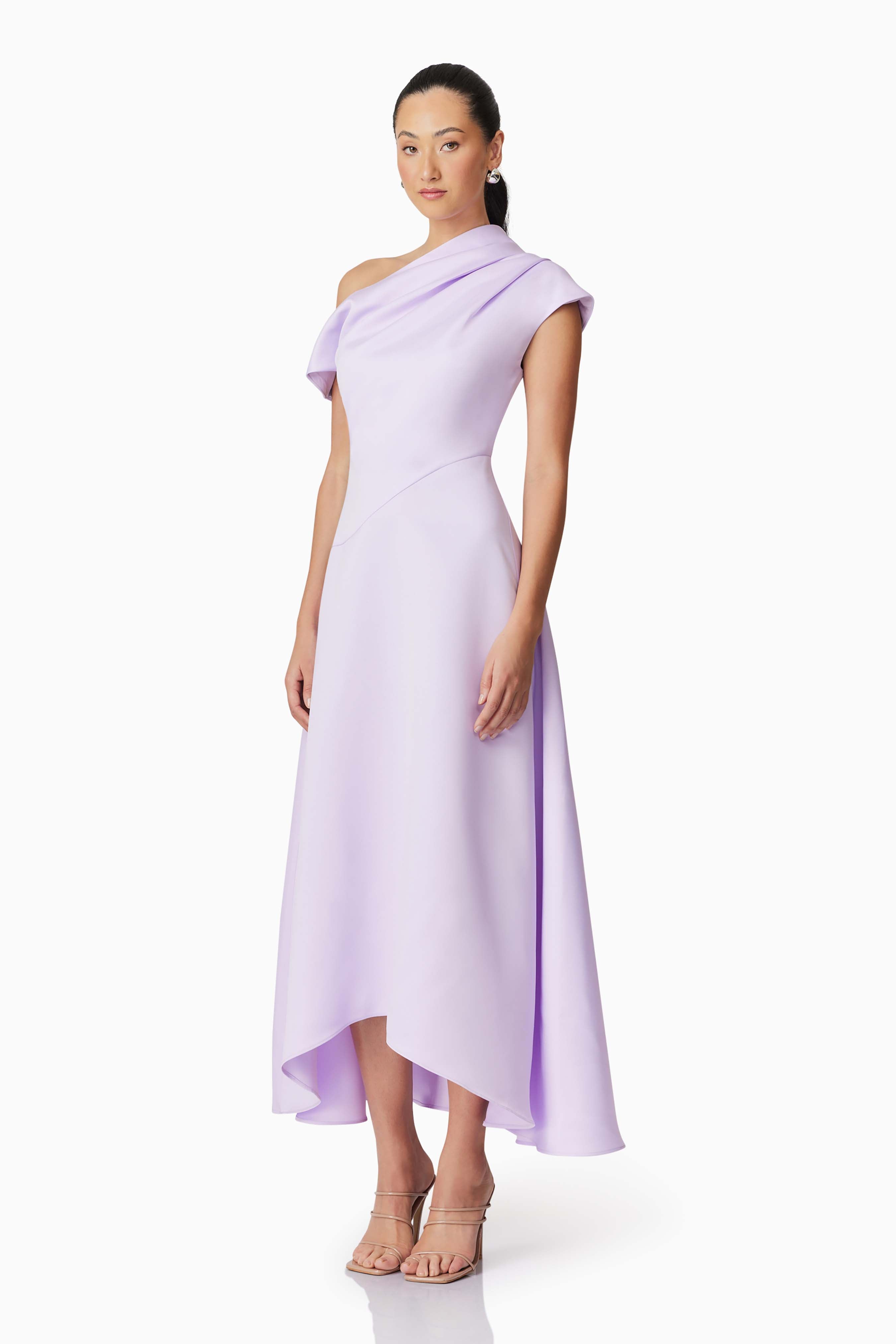 Elegant Marissa Gown in Lilac - Formal Evening Dress for Prom, Wedding & Special Occasions