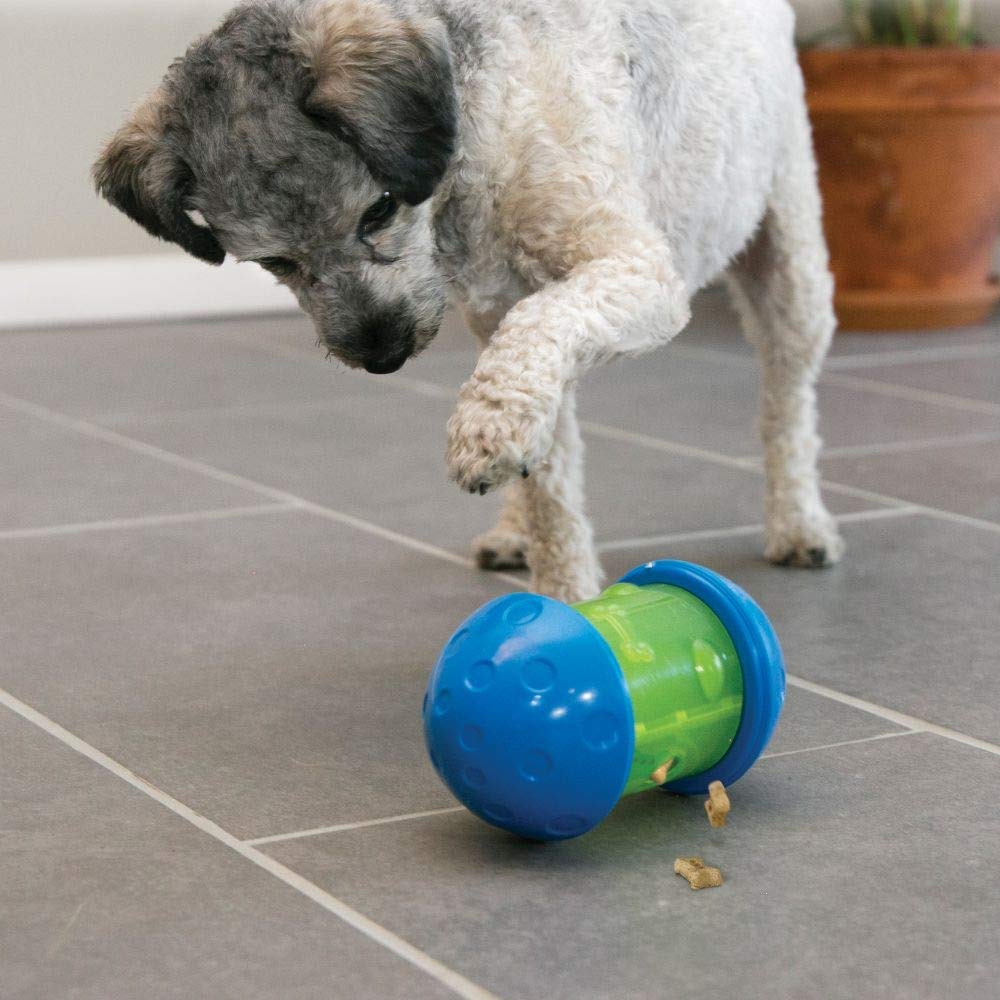 Kong Spin It Treat Dispenser Dog Toy - Large Size for Medium to Big Dogs - Interactive Puzzle Feeder for Mental Stimulation & Slow Feeding - Perfect for Training, Boredom Relief & Mealtime Enrichment