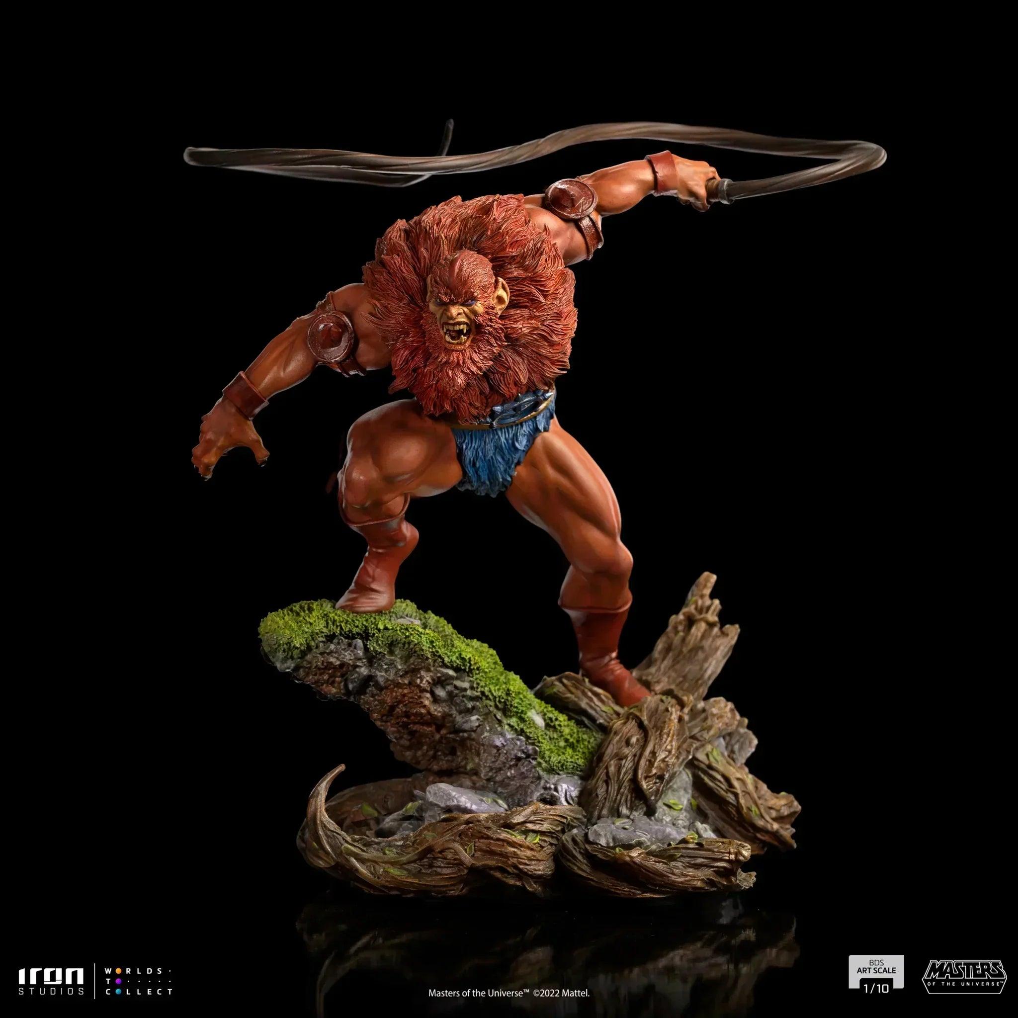 Iron Studios Masters of the Universe Beast Man BDS Art Scale 1/10 Statue - Collectible Action Figure for Display & Home Decor