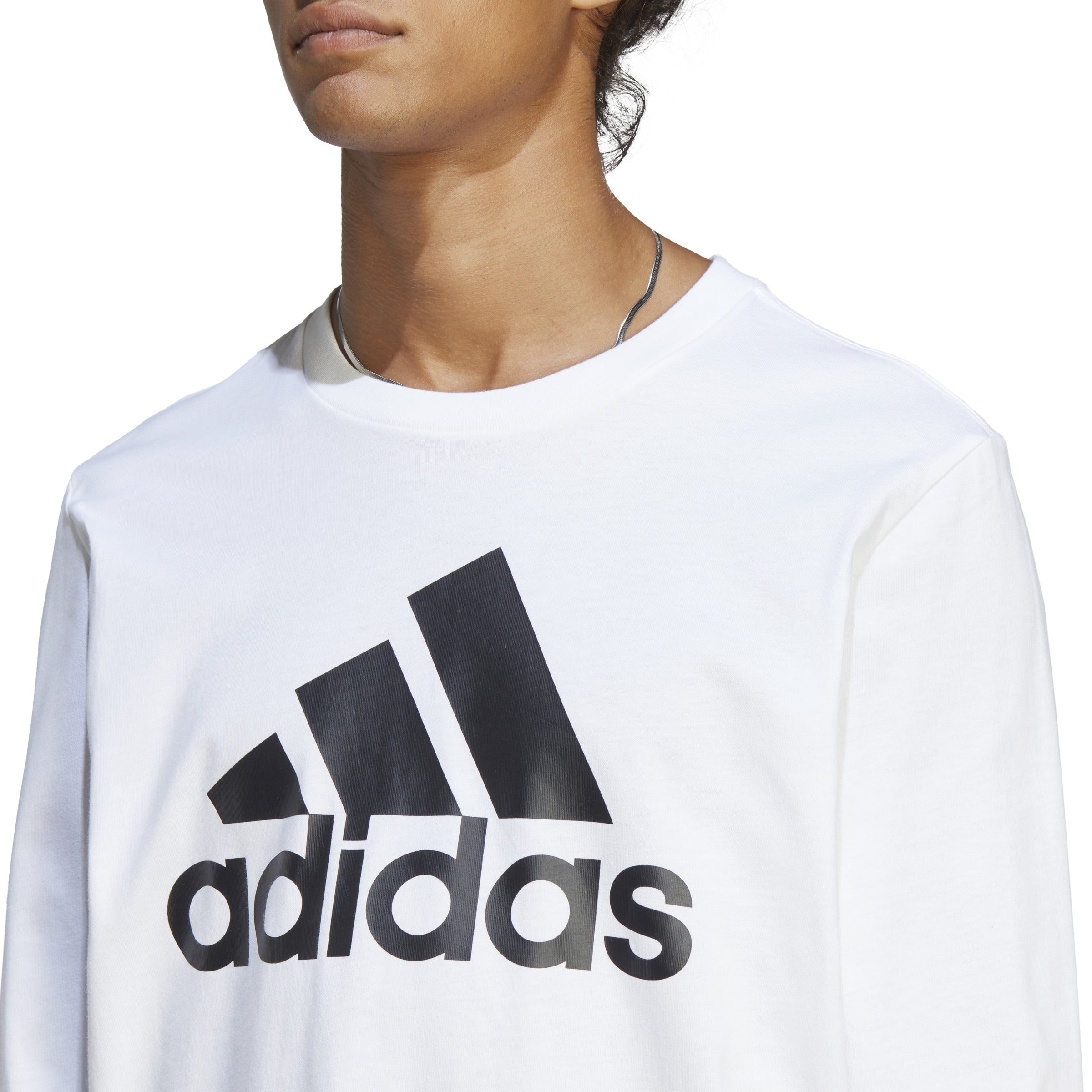 Adidas Essentials Men's Long Sleeve T-Shirt - Comfortable Athletic Fit for Workouts, Casual Wear & Everyday Use