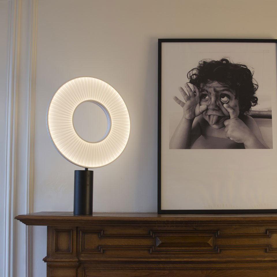 Vespera Modern Table Lamp - Stylish Bedside & Living Room Lighting for Home Decor | Perfect for Reading, Relaxing & Nightstand Use