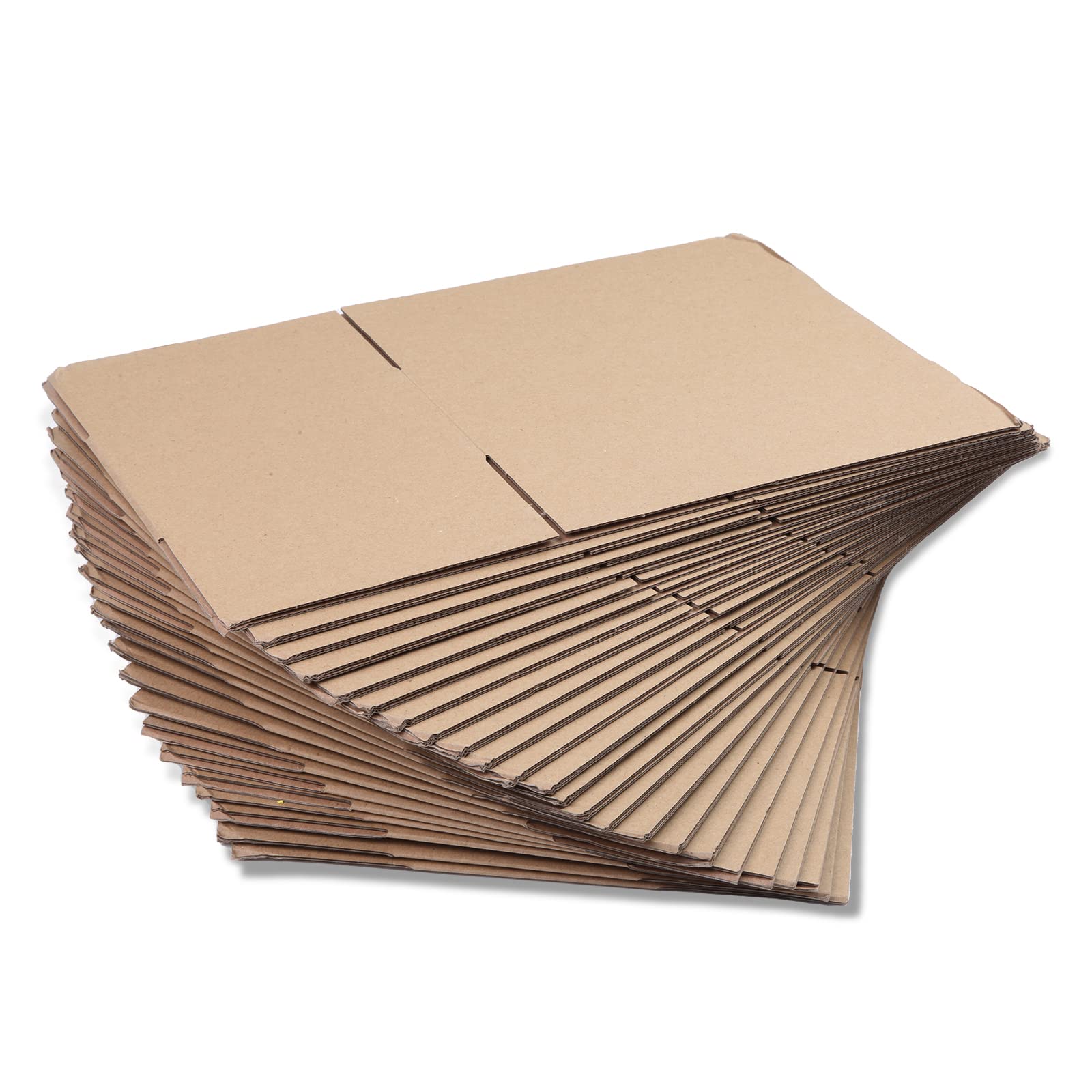 25 Pack 9x6x4 Inch Kraft Shipping Boxes - Small Business Packaging for Ecommerce & Mailing
