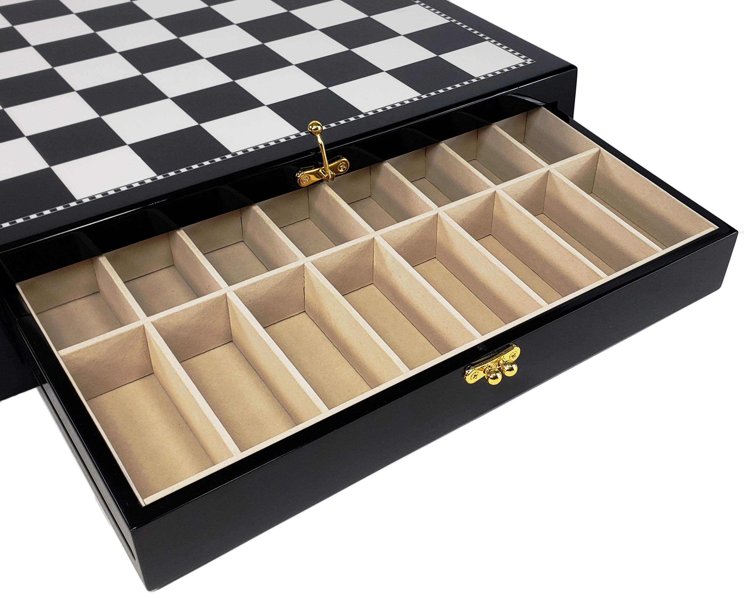 Medieval Crusades Gold & Silver Armored Knights Chess Set - 17 Inch Black & White Storage Board - Perfect for Collectors, Home Decor & Strategy Game Lovers