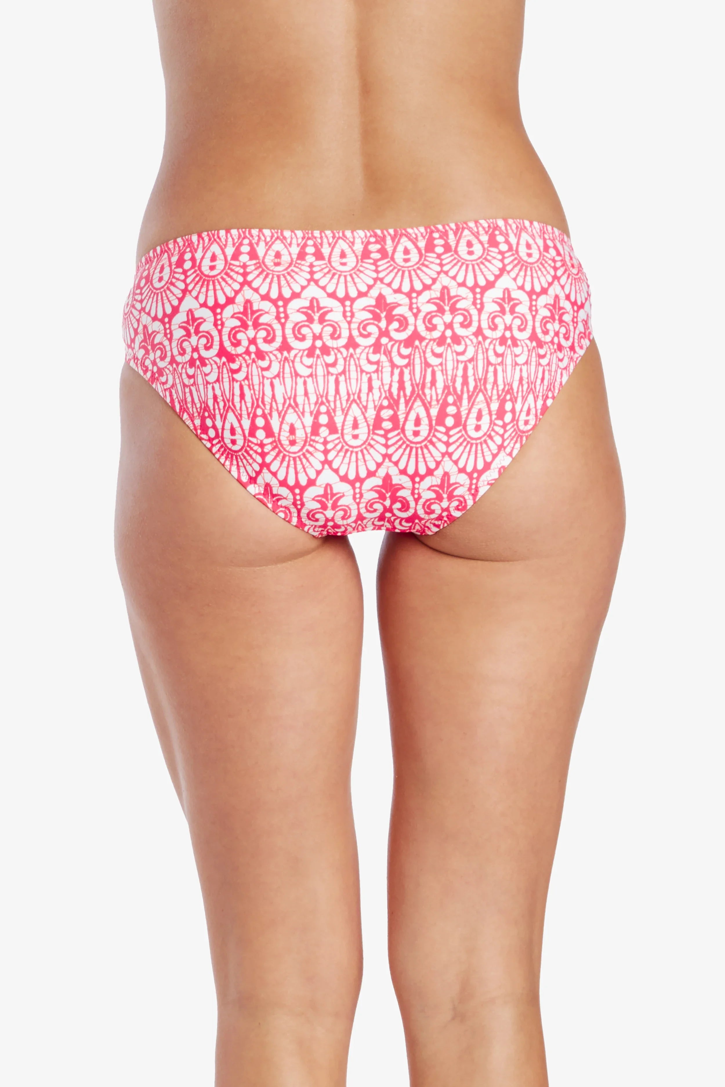 Tortoise Hipster Sunglasses | Island Batik Pink Pattern | Perfect for Beach Vacation & Summer Fashion Accessories