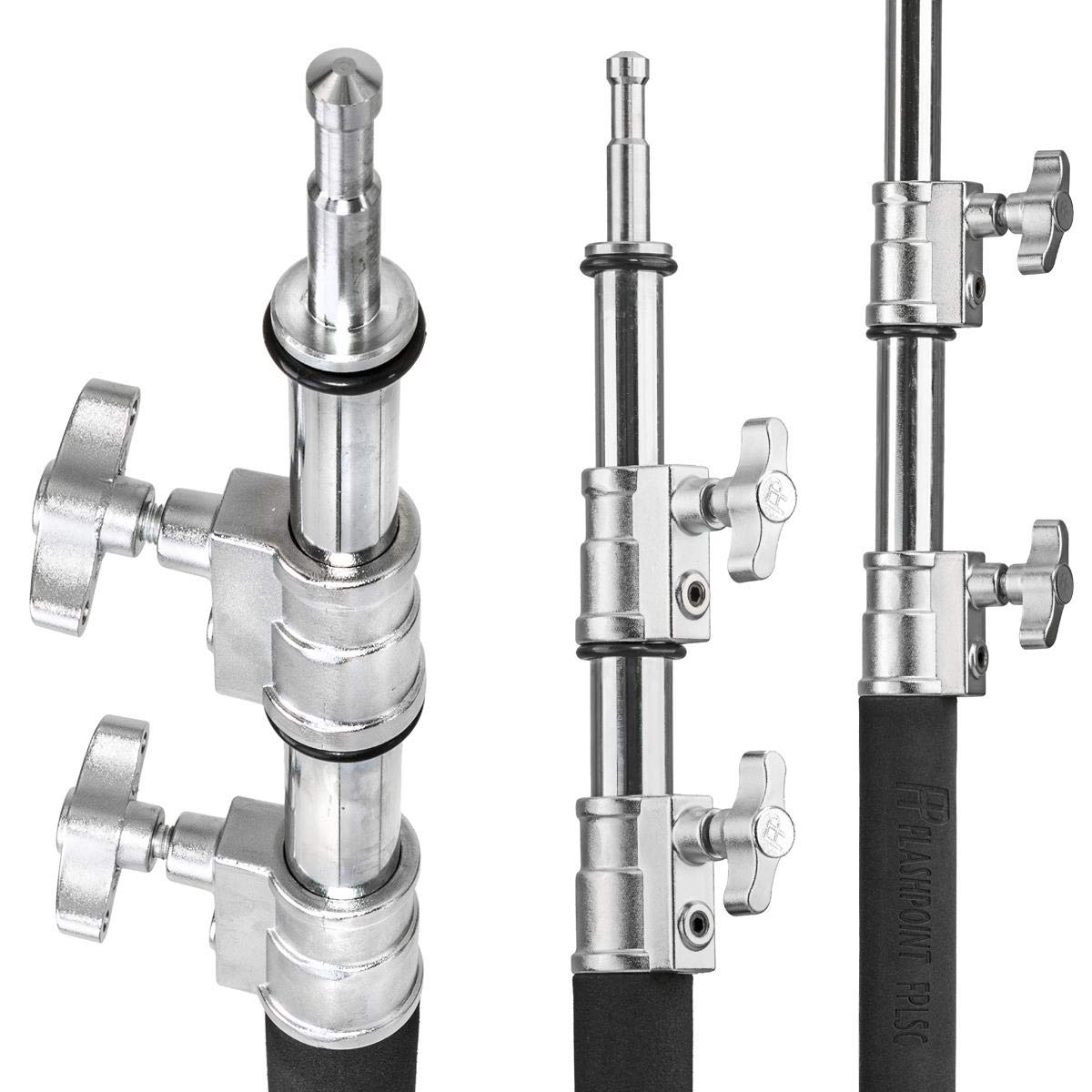 Flashpoint 10' C (Century) Light Stand with Turtle Base Kit - Includes 40