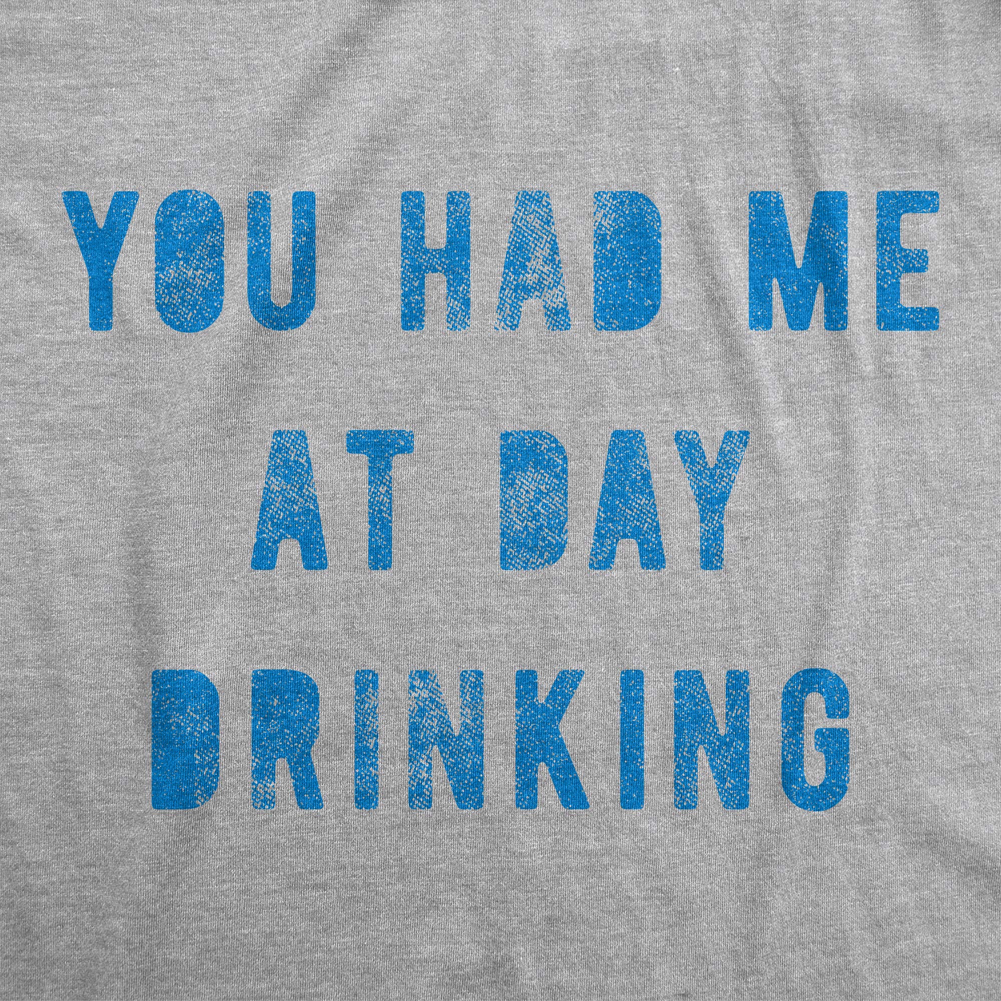 Funny Women's Fitness Tank Top - 'You Had Me at Day Drinking' Beer & Wine Humor - Perfect for Gym, Parties & Casual Wear