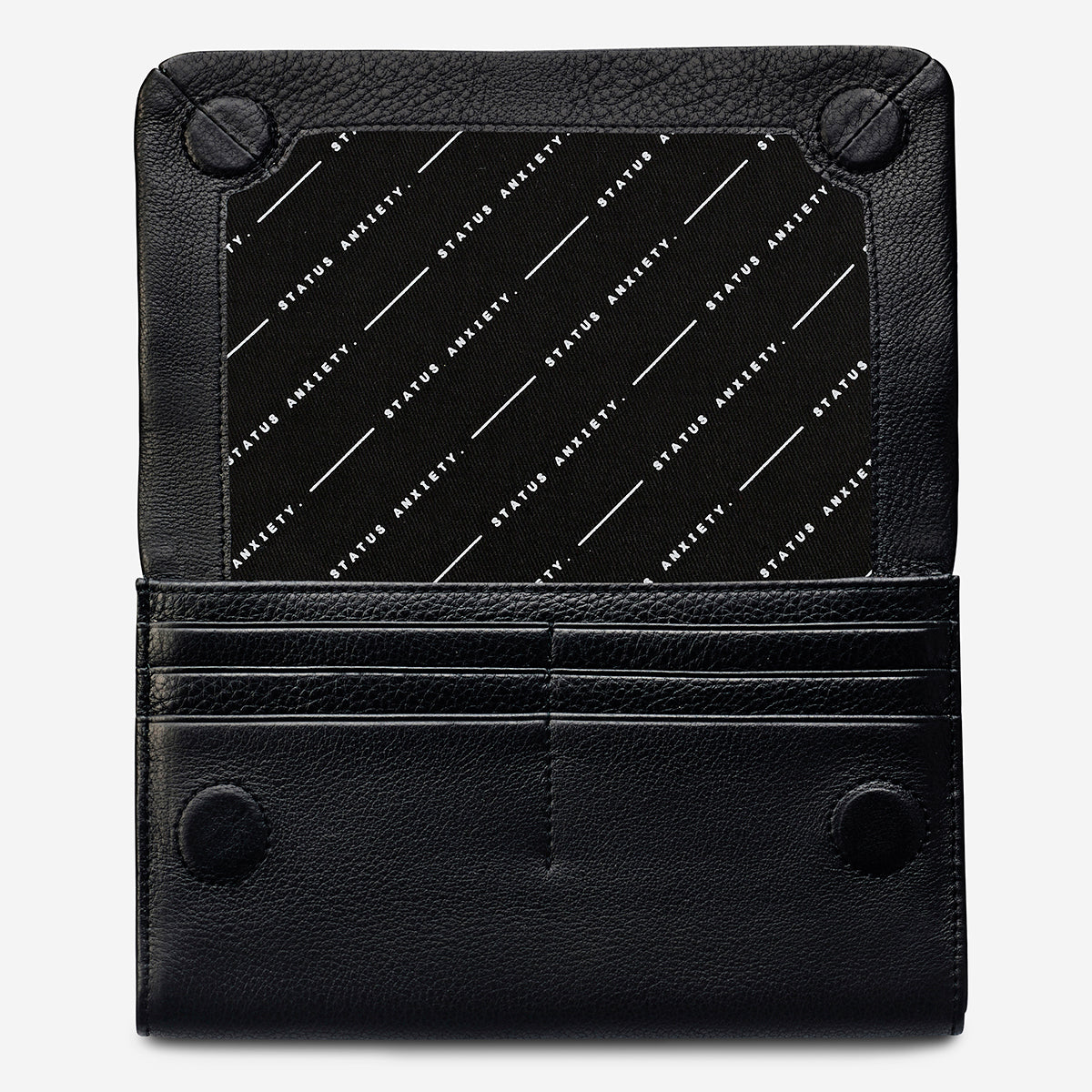 Premium Black Remnant Wallet - Slim RFID Blocking Leather Bifold Wallet for Men - Perfect for Everyday Use, Travel & Business