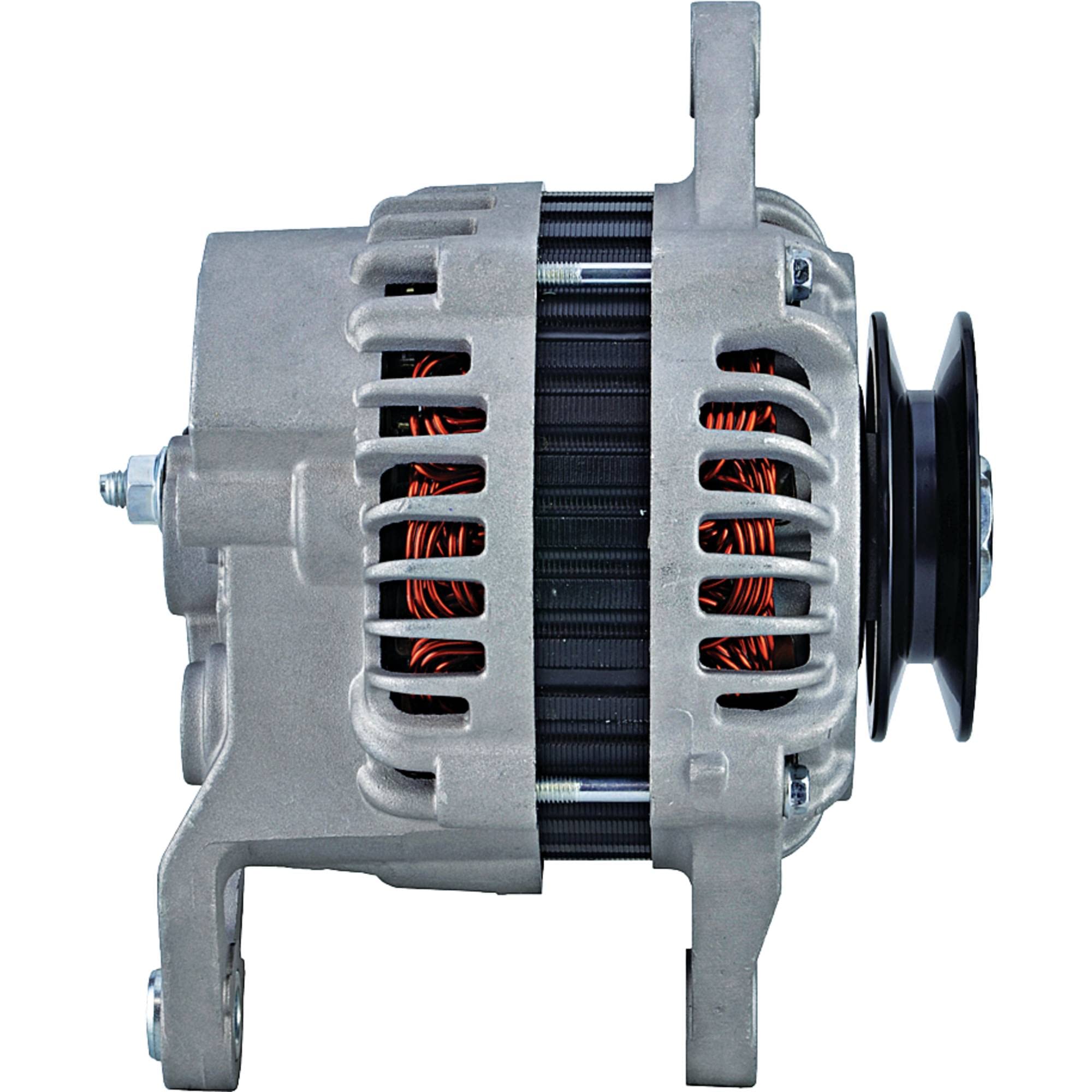 DB Electrical ROTA0217 75 Amp Alternator - Compatible with Mitsubishi Industrial Engines, 12V CW Rotation, Internal Fan & Regulator - Perfect for Heavy-Duty Equipment, Generators & Agricultural Machinery