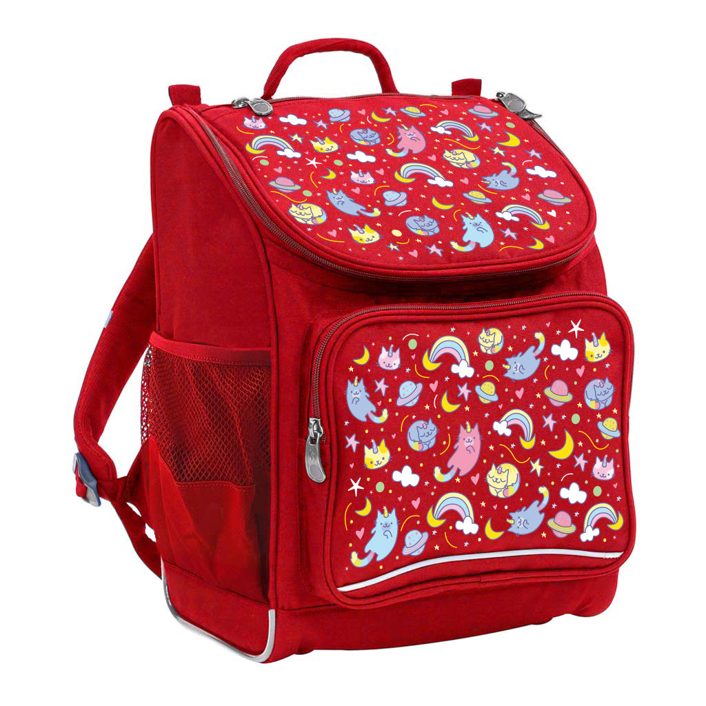 KittyCorn Mighty Primary Backpack for Kids - Durable School Backpack with Wide Straps & Multiple Pockets - Perfect for Elementary Students, Daycare & Travel