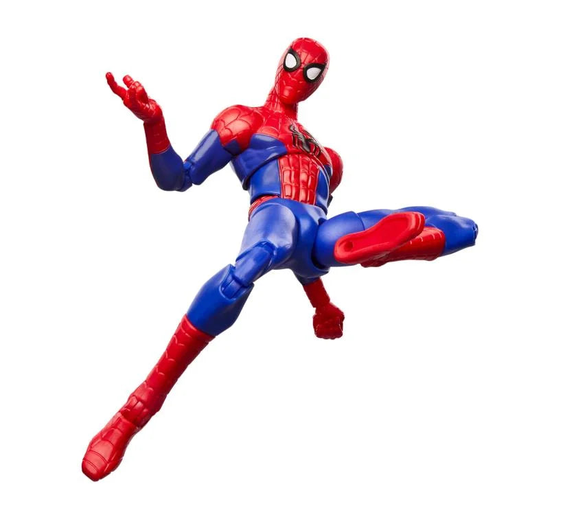 Marvel Legends Spider-Man: Across the Spider-Verse Peter Parker Action Figure - 6-Inch Collectible Toy for Fans & Collectors - Perfect for Display, Play, and Movie-Themed Decor