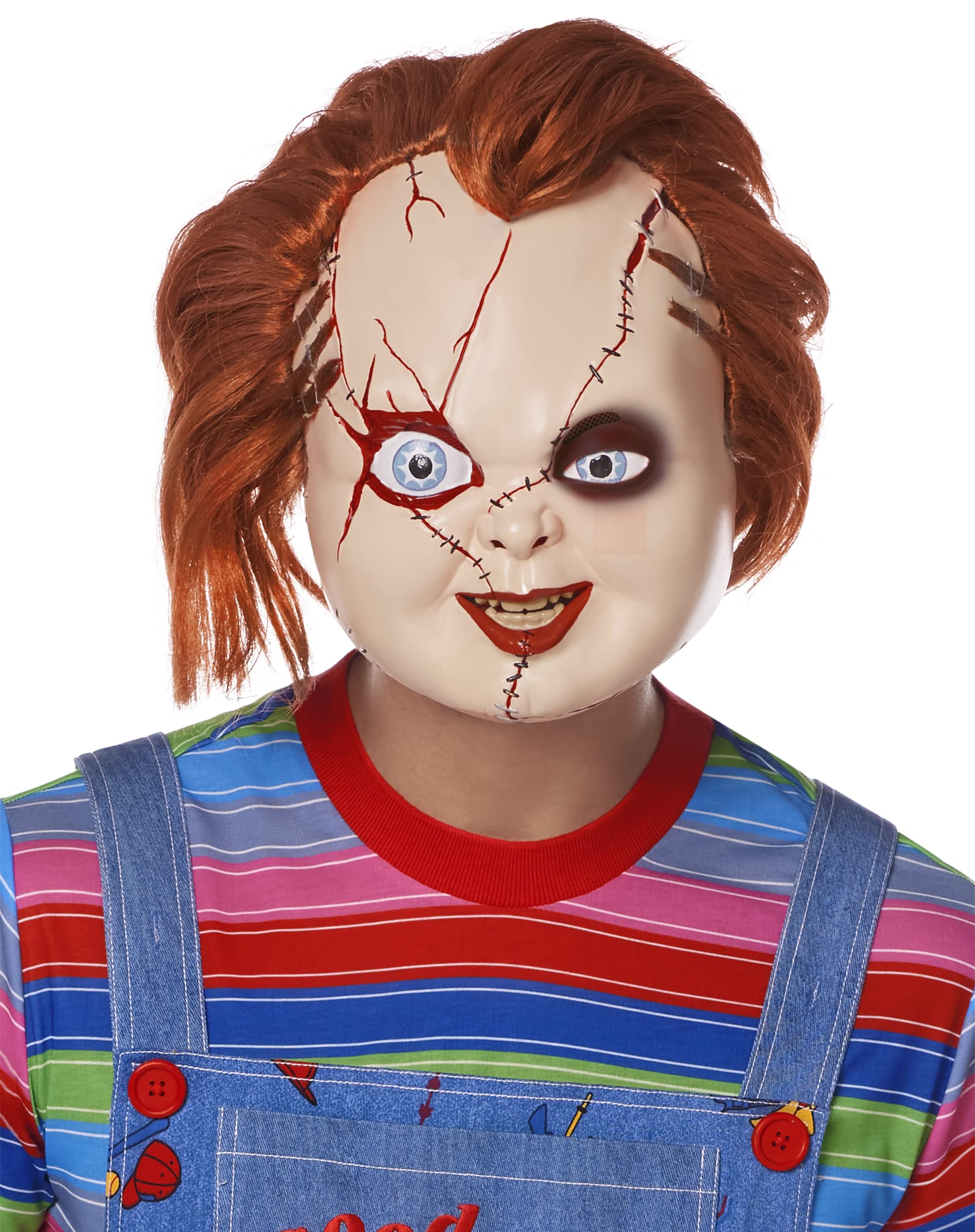 Chucky Deluxe Adult Costume - Officially Licensed Halloween Horror Cosplay for Parties