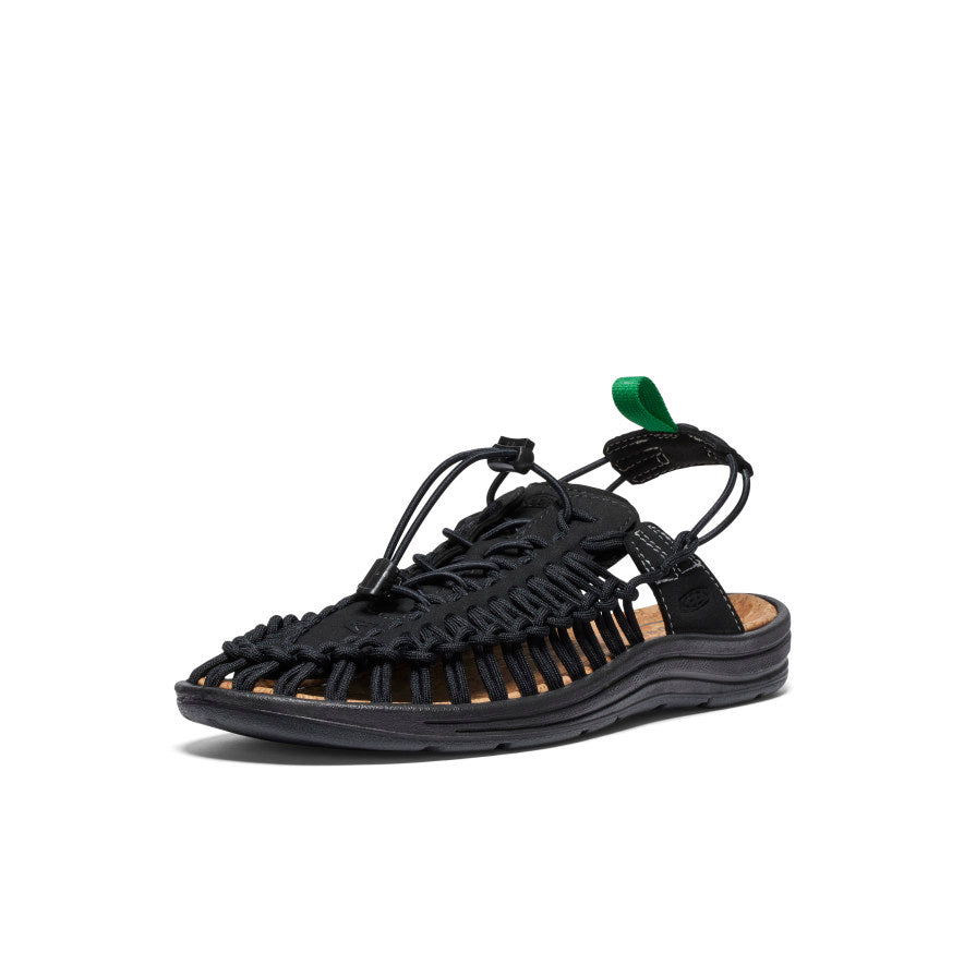 UNEEK II Convertible Sandals for Men & Women - Black/Jolly Green | Water-Friendly Outdoor Hiking & Beach Walking Shoes