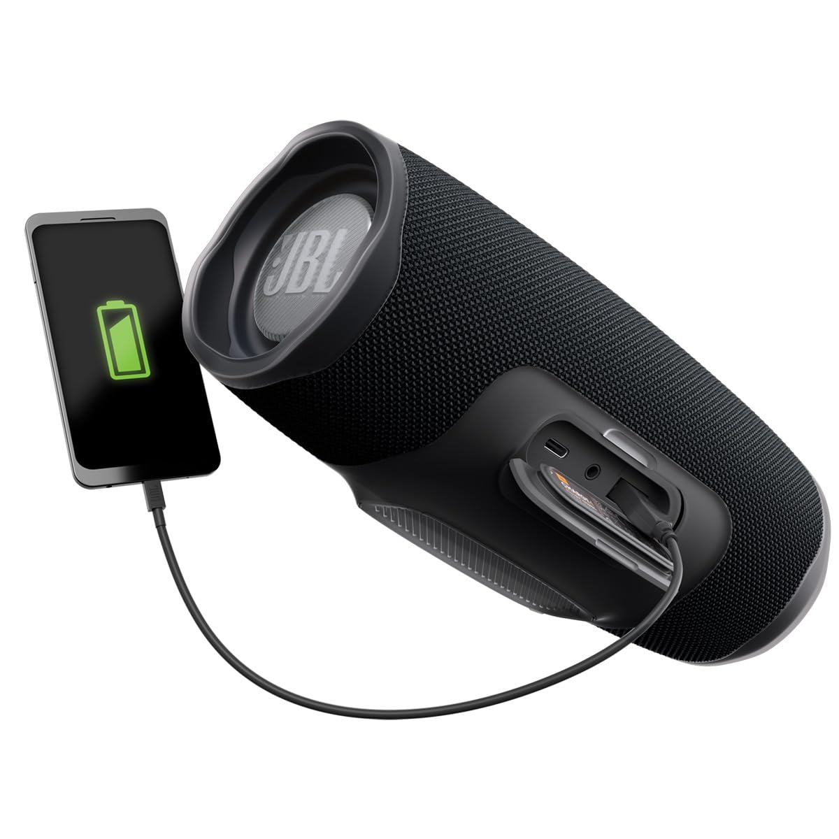 JBL Charge 4 Waterproof Portable Bluetooth Speaker with 20-Hour Playtime - IPX7 Rated Wireless Speaker for Outdoor, Pool, Beach & Travel - Black