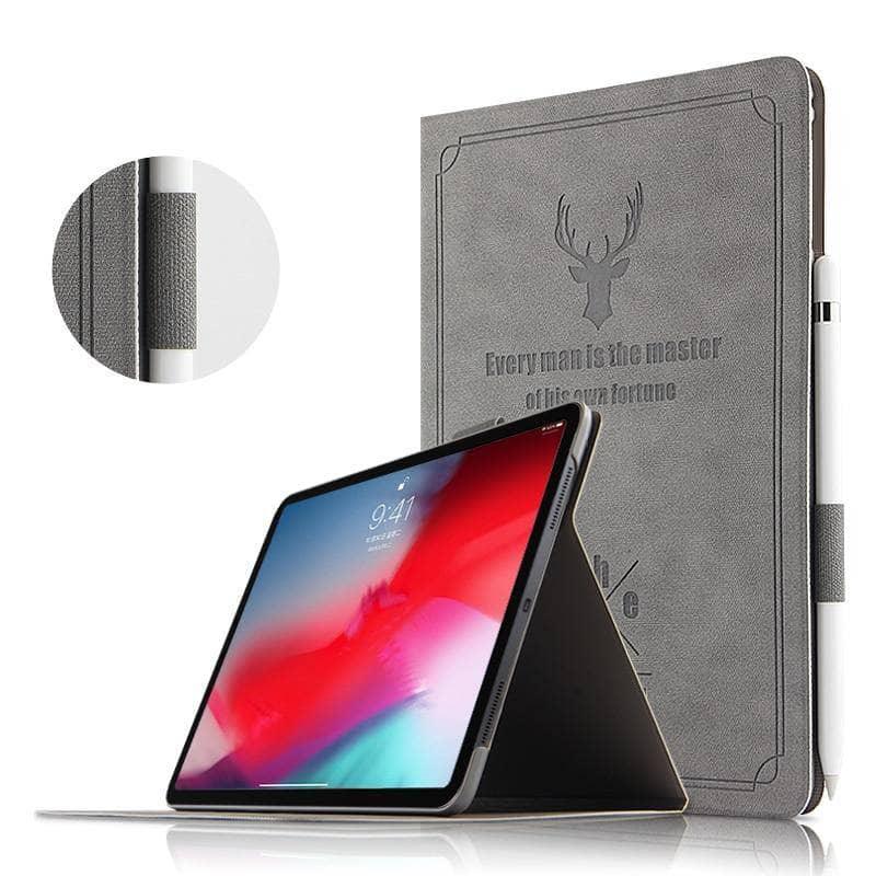 Magnetic Leather Smart iPad Pro 11 Case with Auto Wake/Sleep - Slim Flip Stand Cover for Work, Study & Travel Protection