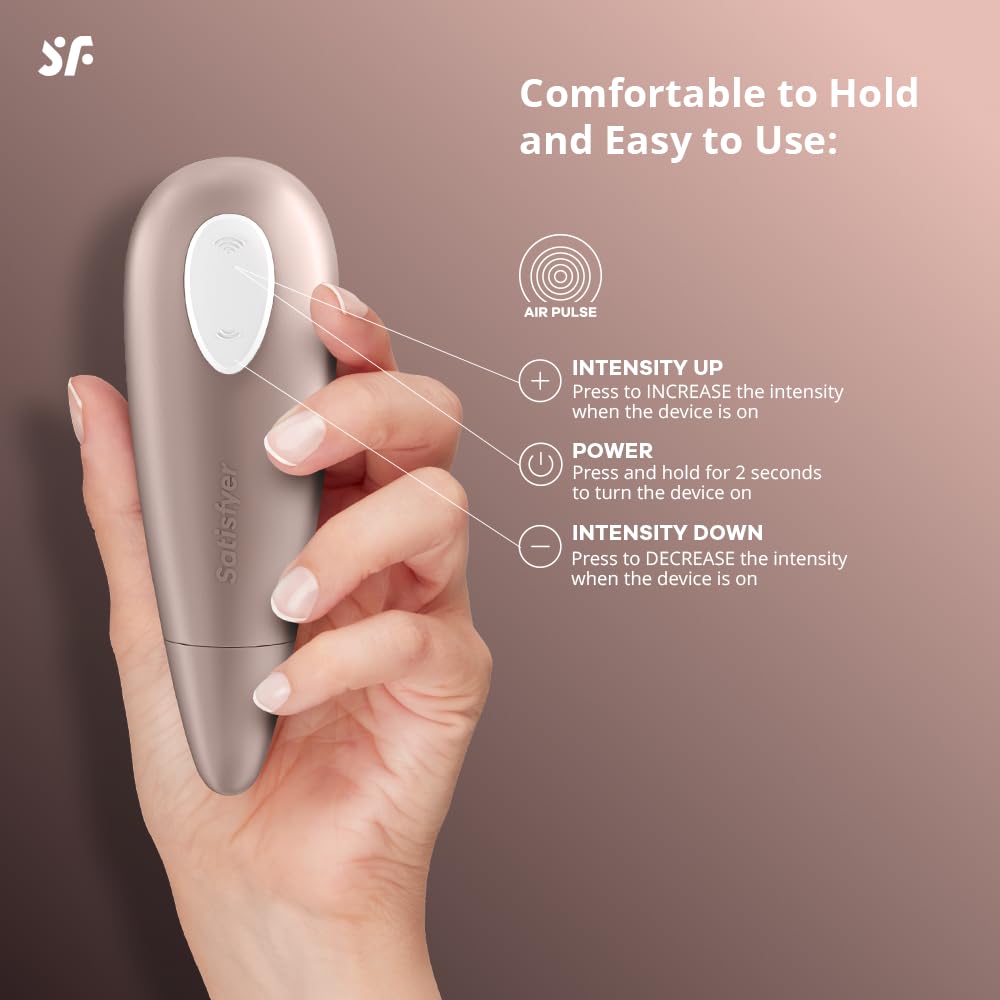 Satisfyer Pro 2 Air Pulse Clitoral Stimulator - Rechargeable Vibrator for Women - Quiet & Powerful Pleasure Device - Perfect for Solo Play, Couples & Stress Relief