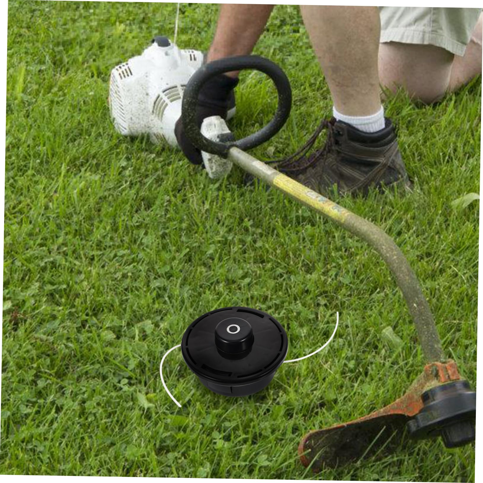 Grass Trimmer Head for Lawn Mower - Easy Removal & Efficient Cutting for Garden Edging & Landscaping