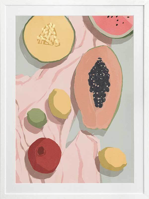 Sweet Fiesta Framed Art Print - Vibrant Mexican Party Decor for Home, Office & Gifts